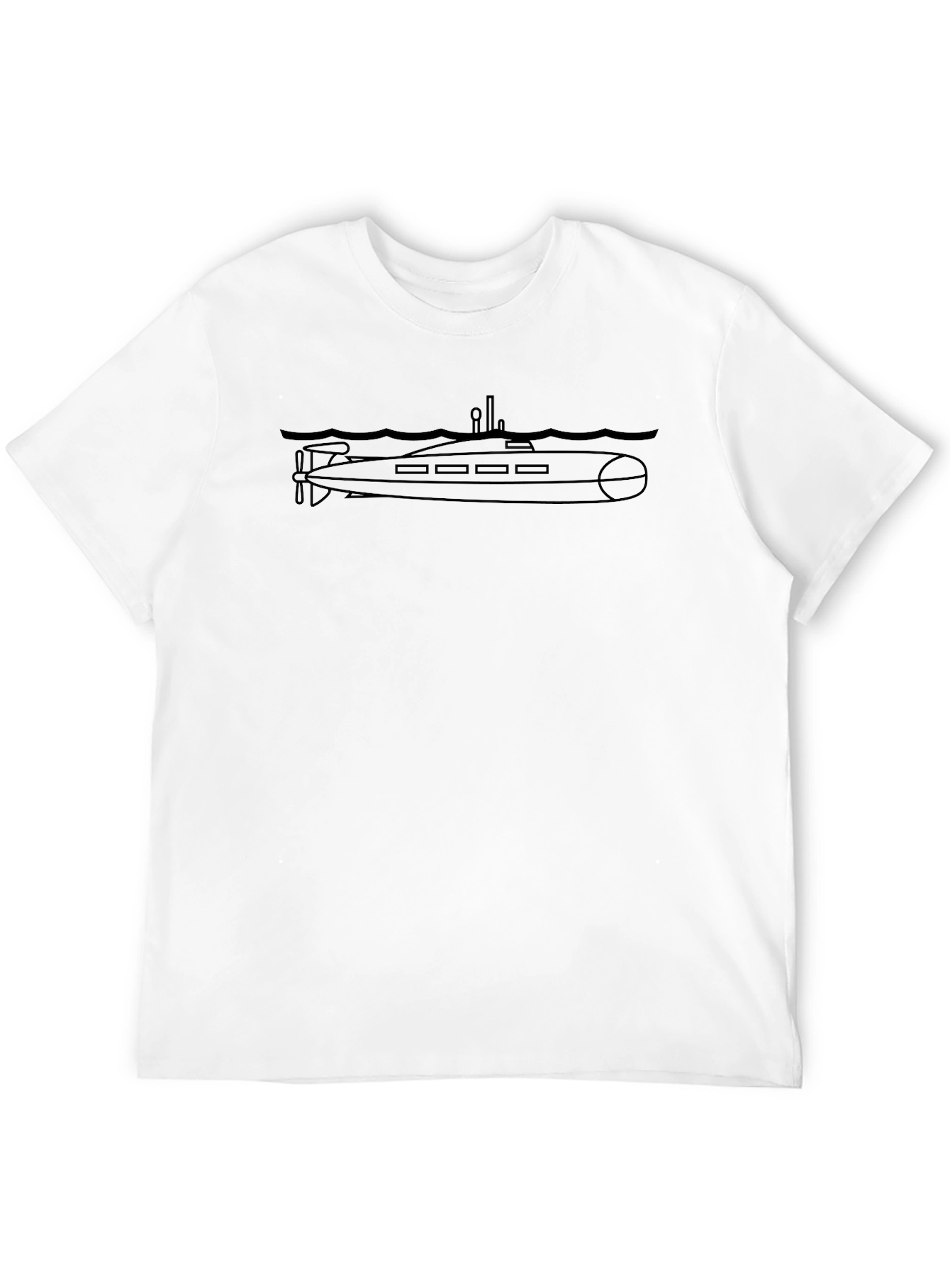 Submarine Graphic Black T-Shirt