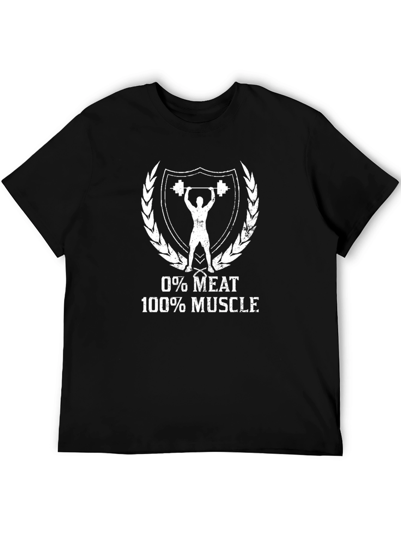 0% Meat 100% Muscle Gym T-Shirt