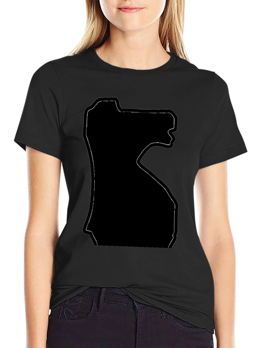 Silhouette Graphic T-Shirt - Modern Black Tee