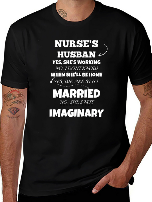 Nurses Husband T-Shirt Funny Gift