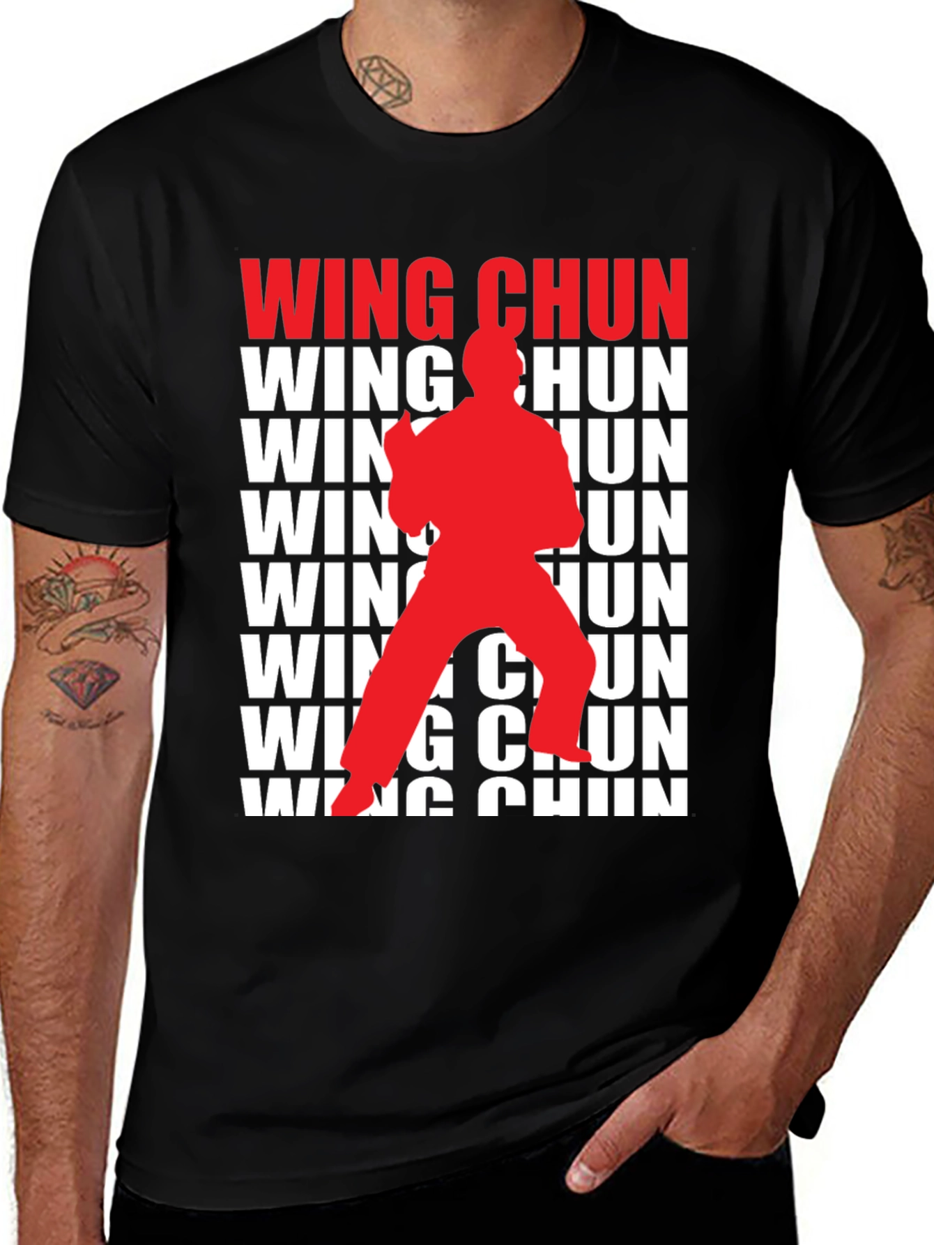 Wing Chun Martial Arts Graphic T-Shirt