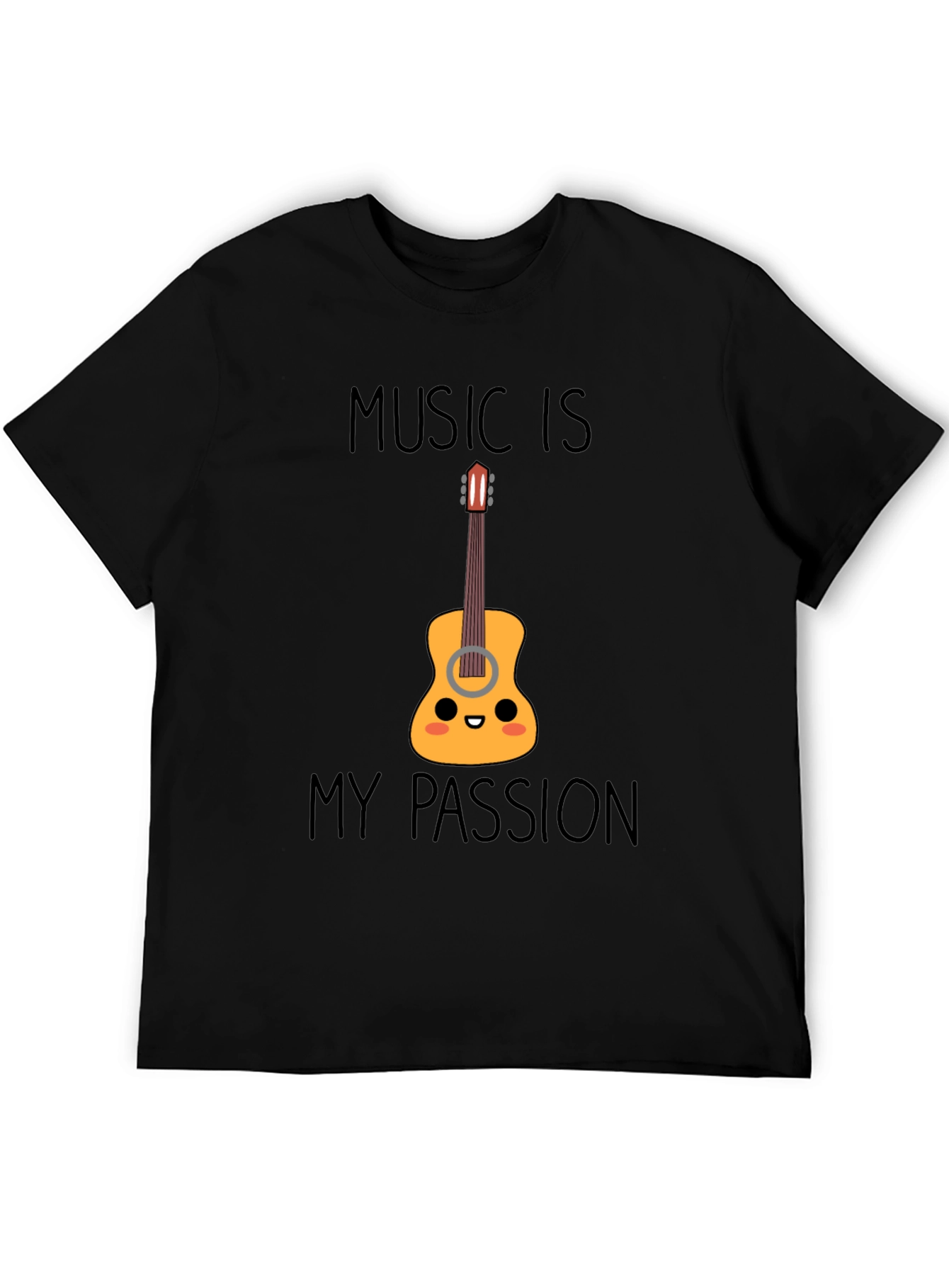 Music Is My Passion Guitar T-Shirt
