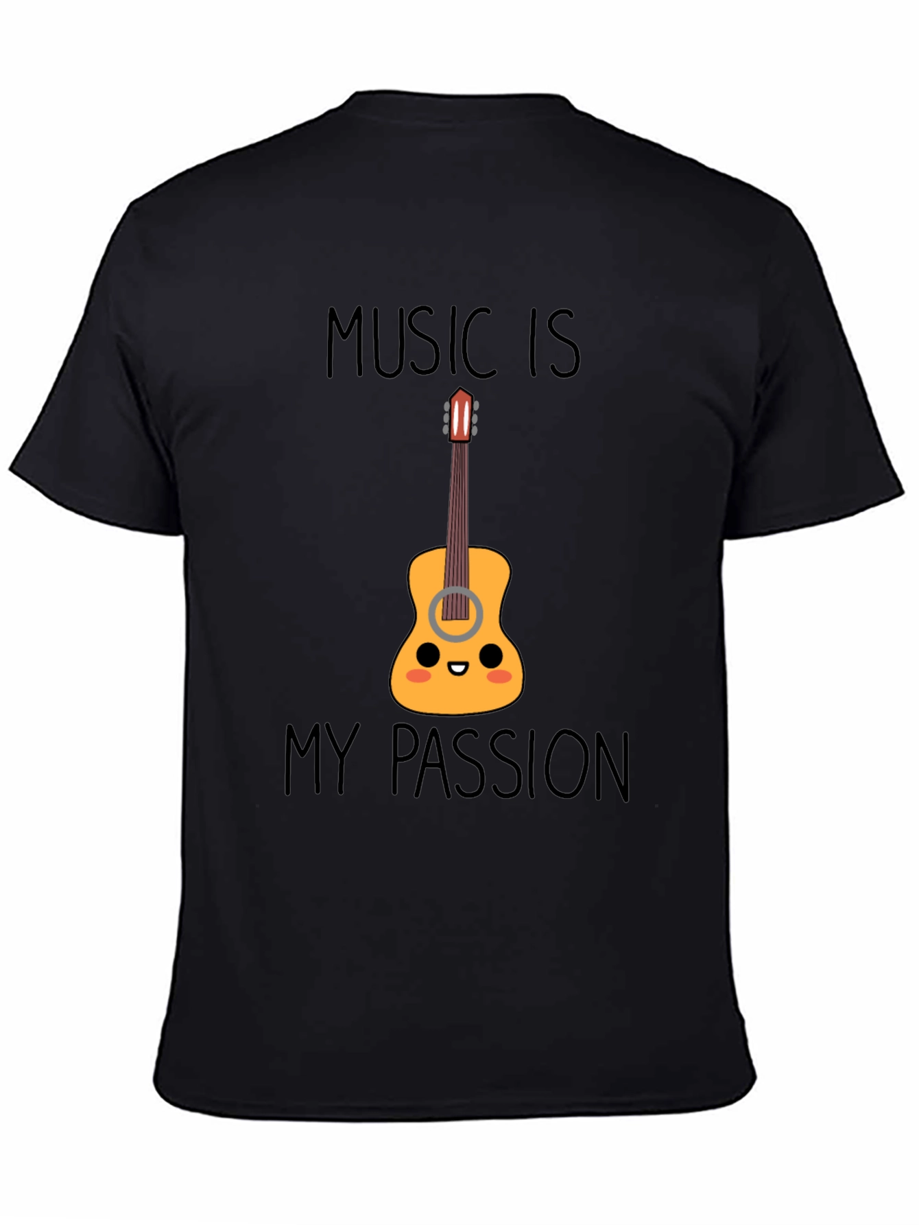 Music Is My Passion Guitar T-Shirt