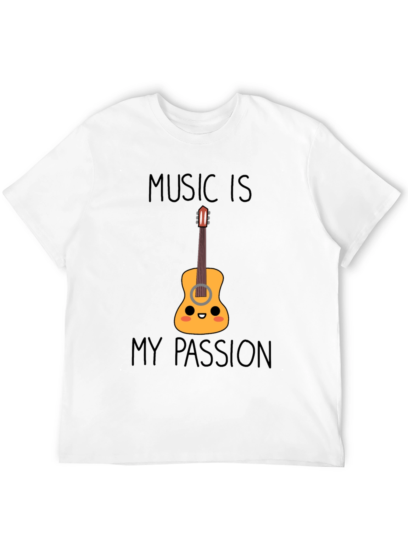 Music Is My Passion Guitar T-Shirt
