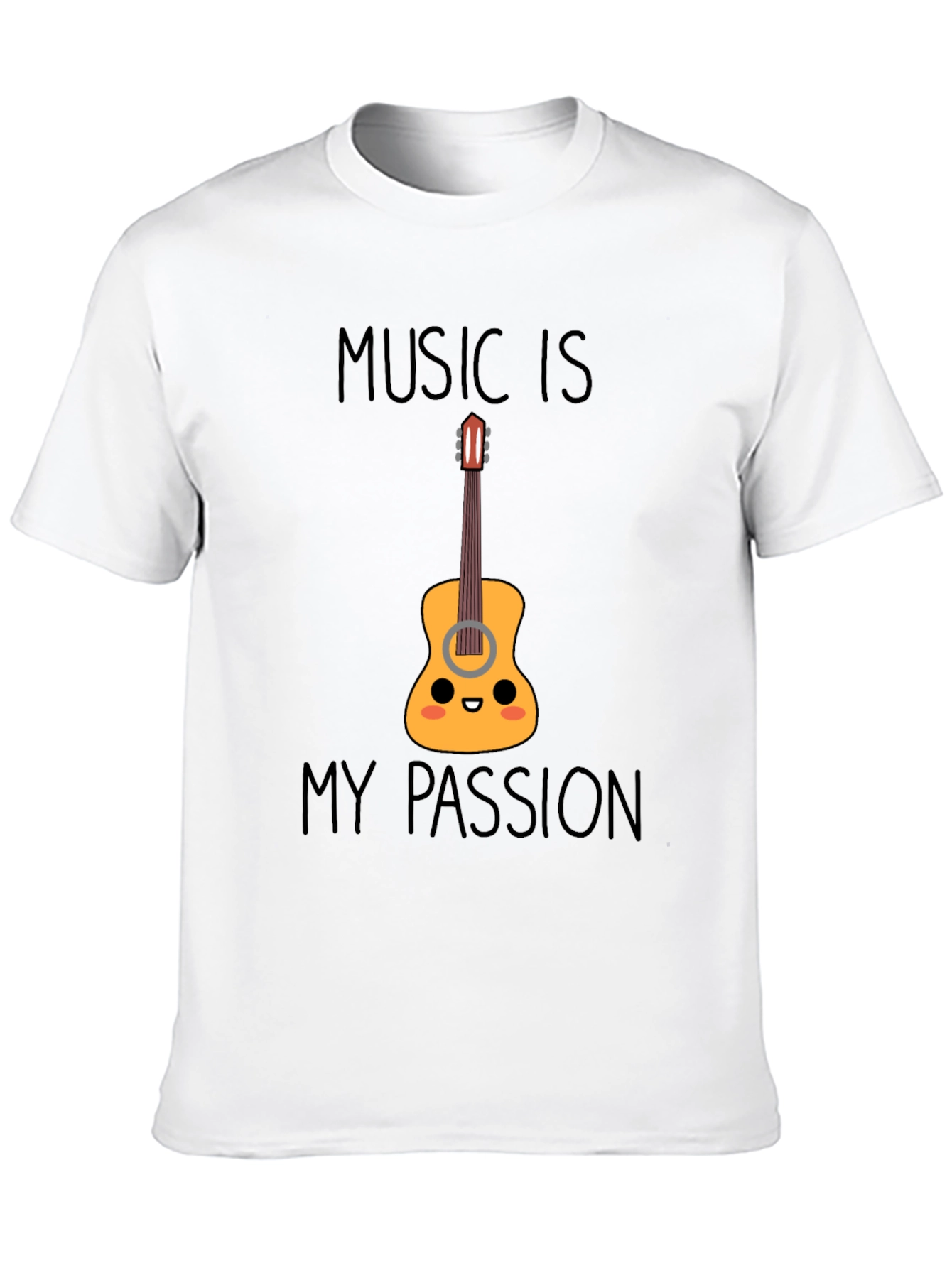 Music Is My Passion Guitar T-Shirt