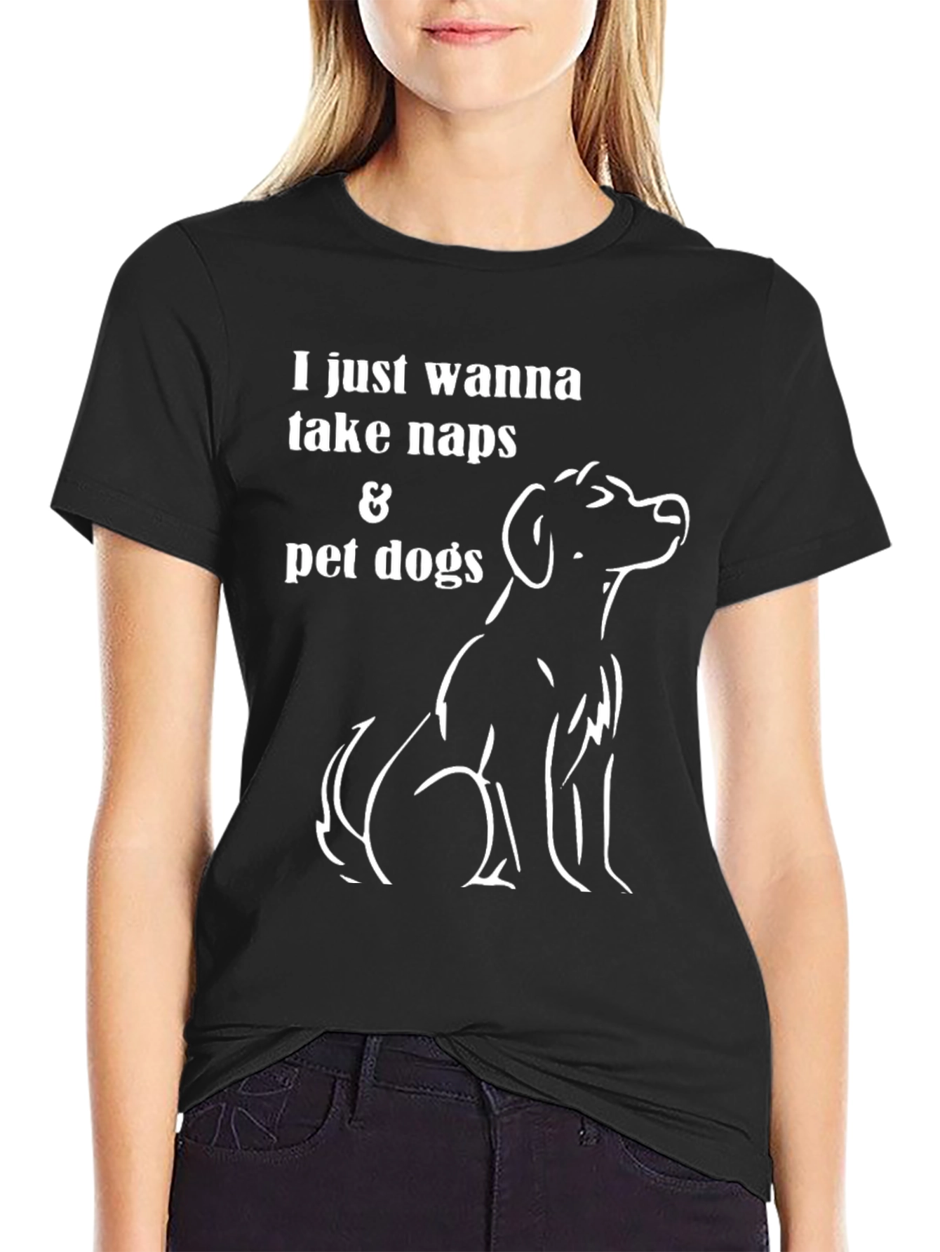 Naps & Dogs Graphic Tee - Pet Lover T-Shirt