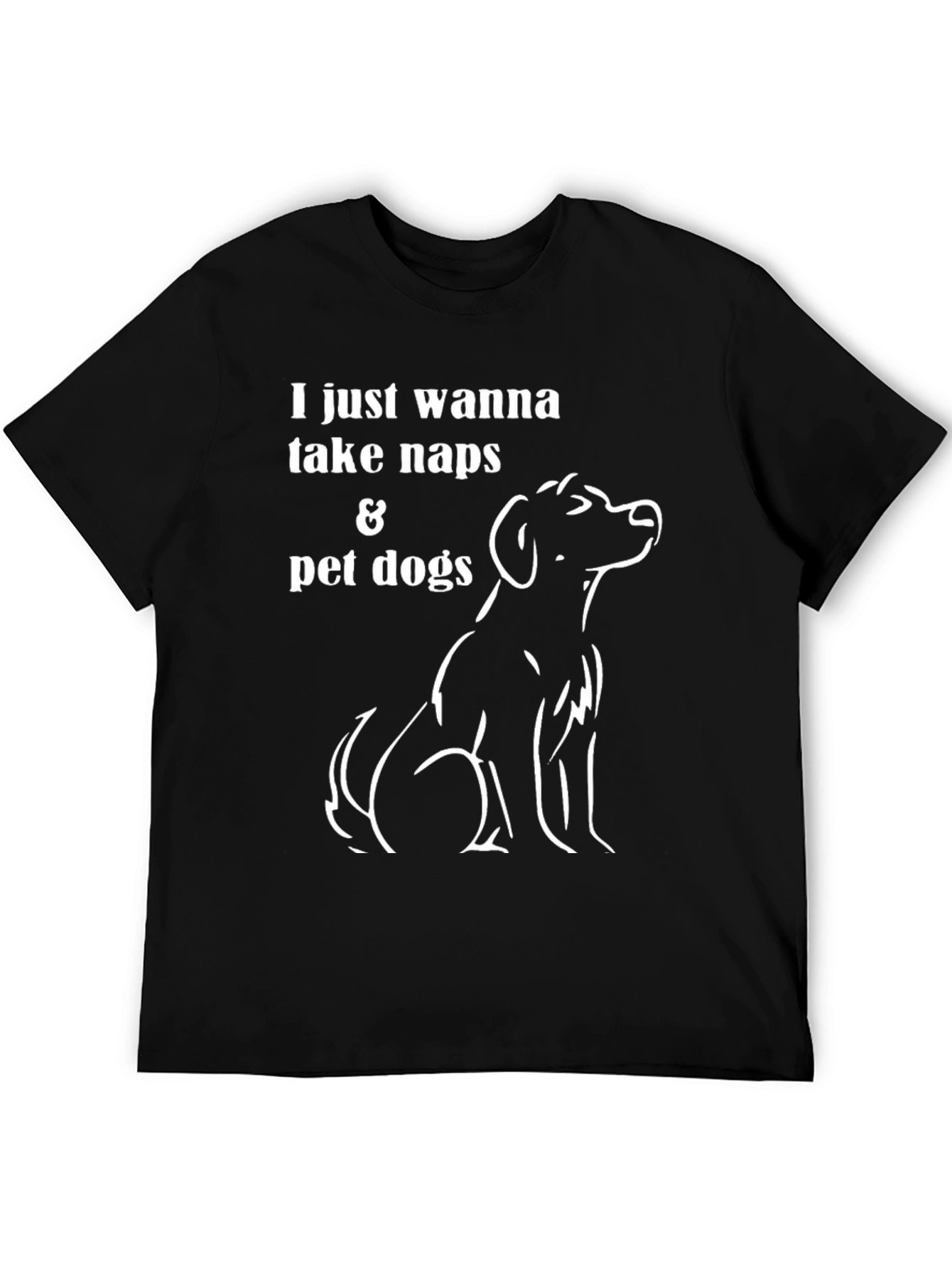 Naps & Dogs Graphic Tee - Pet Lover T-Shirt