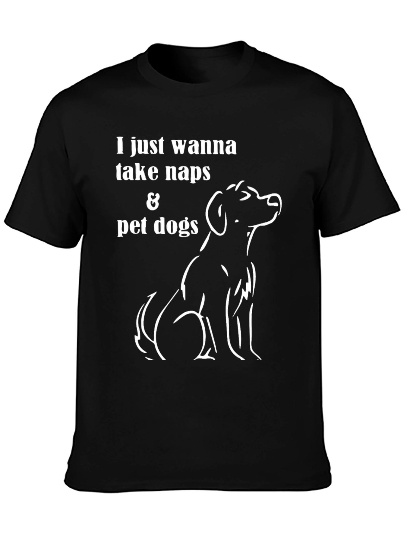 Naps & Dogs Graphic Tee - Pet Lover T-Shirt