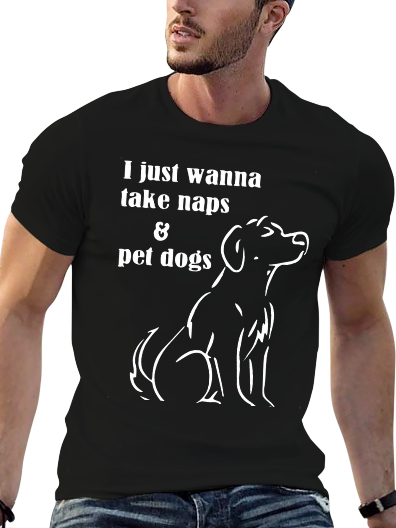 Naps & Dogs Graphic Tee - Pet Lover T-Shirt