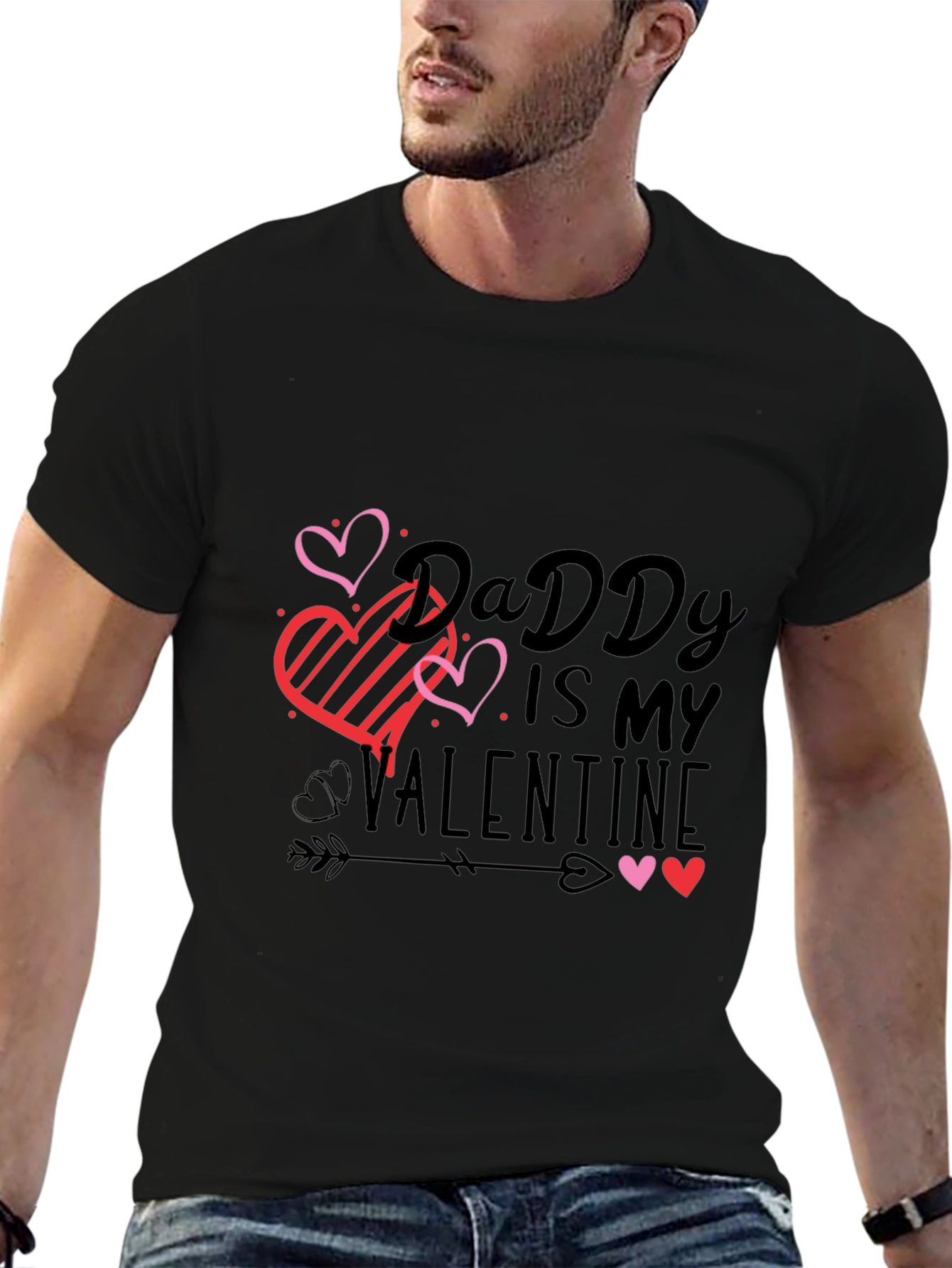 Daddy is My Valentine Graphic Tee