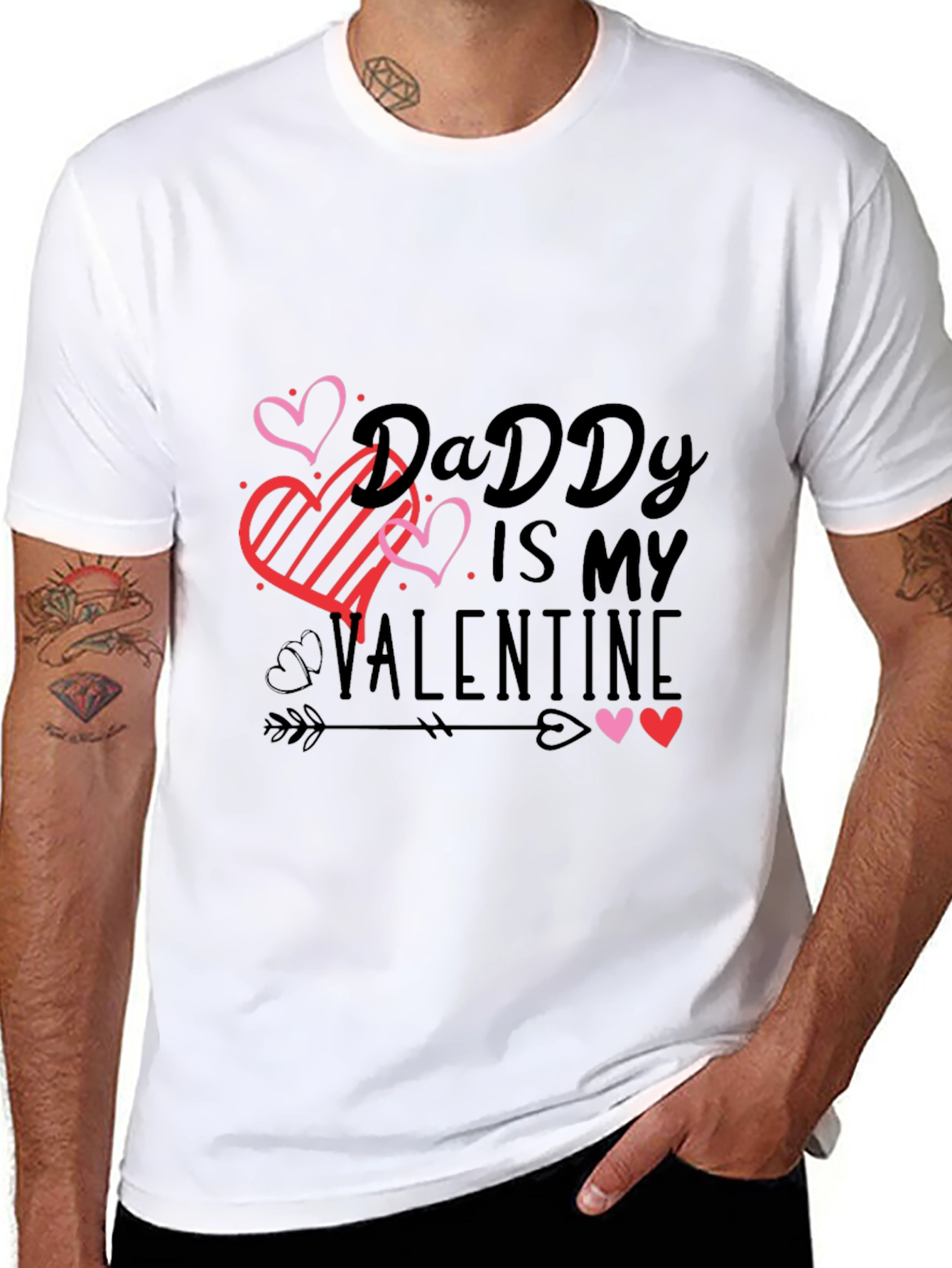 Daddy is My Valentine Graphic Tee