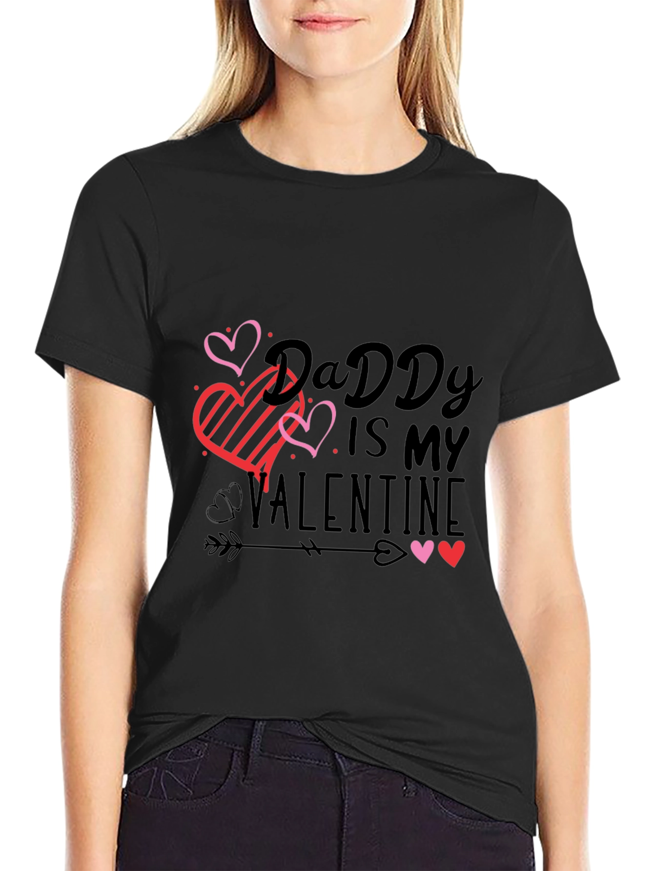 Daddy is My Valentine Graphic Tee