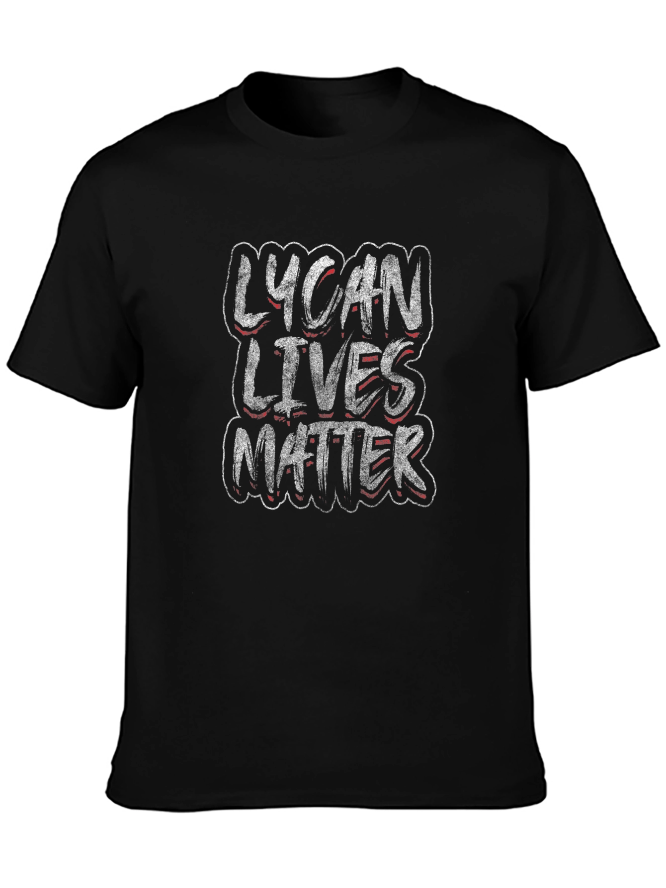 Lycan Lives Matter Graphic T-Shirt - Black