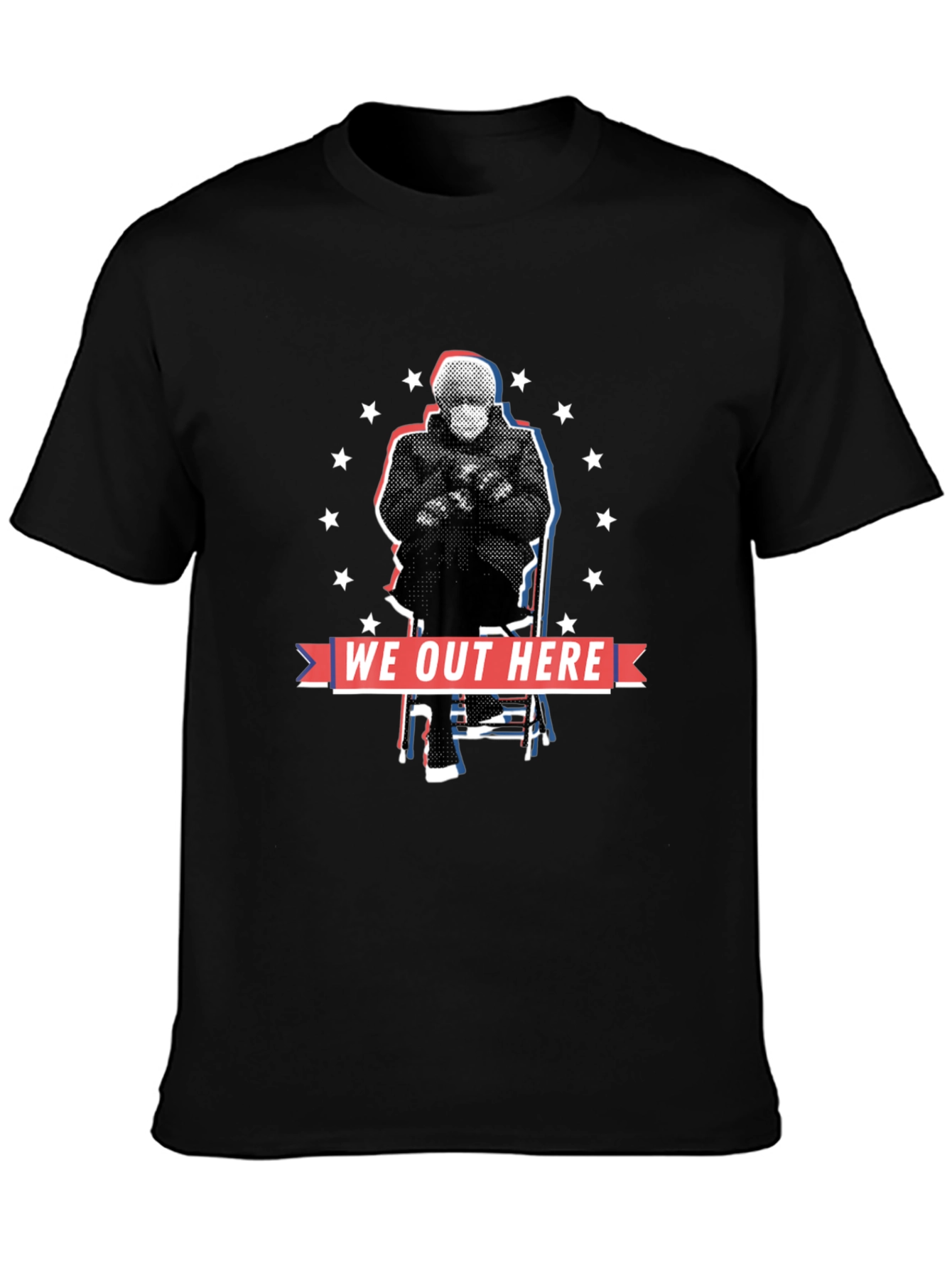 We Out Here Bernie Meme T-Shirt