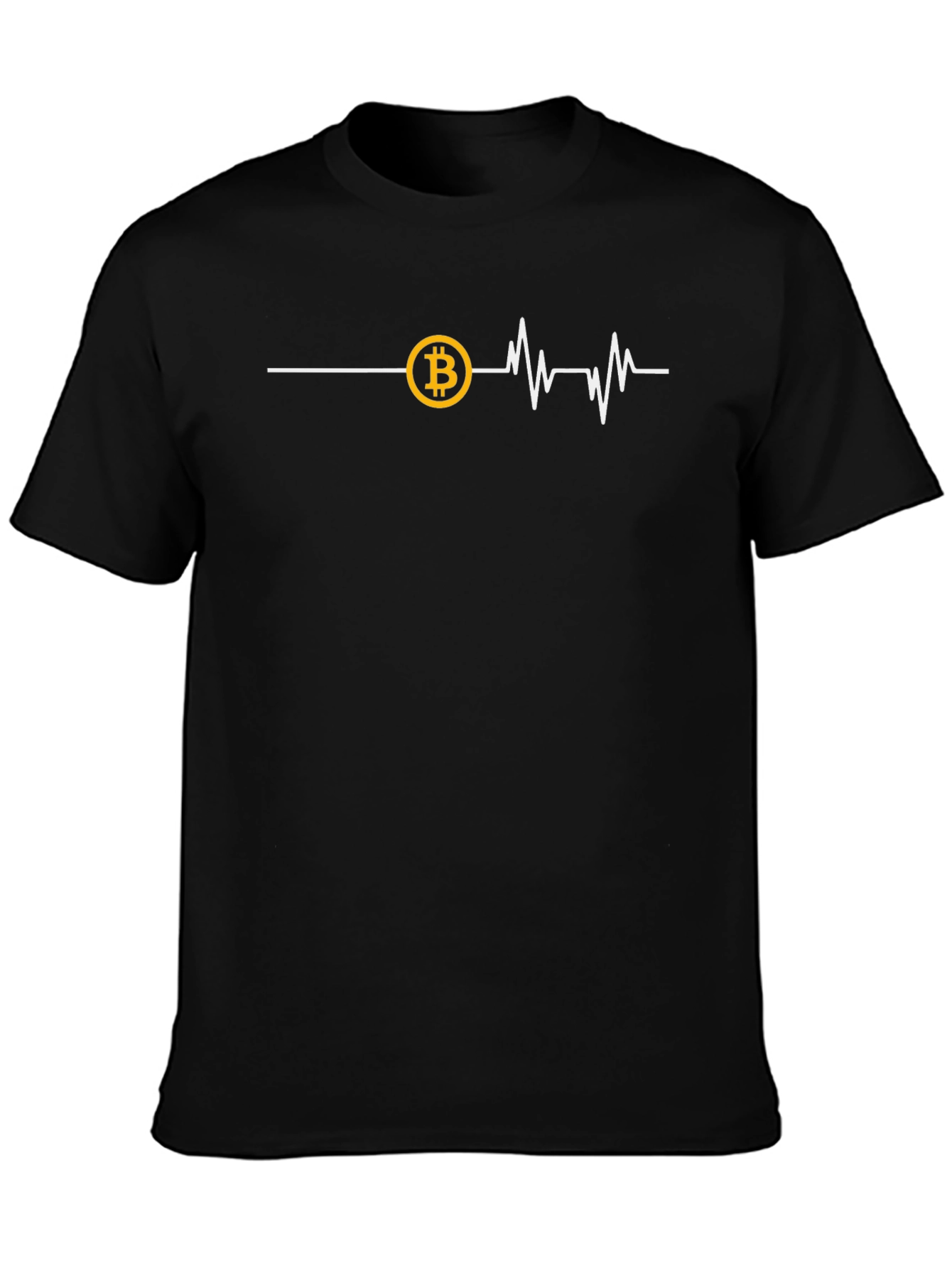 Bitcoin Heartbeat T-Shirt - Crypto Trader Tee