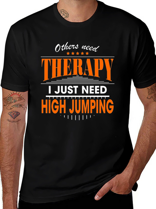 High Jumping Therapy Graphic Tee