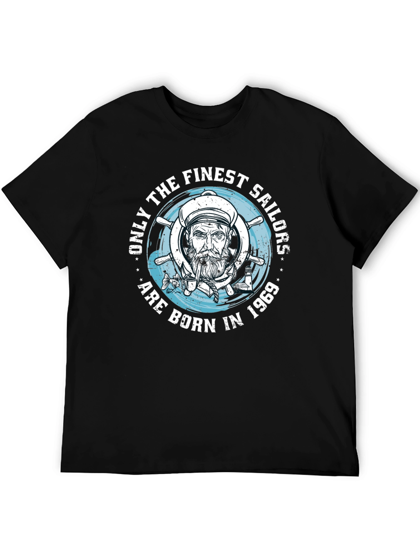Finest Sailors Born in 1969 Black T-Shirt