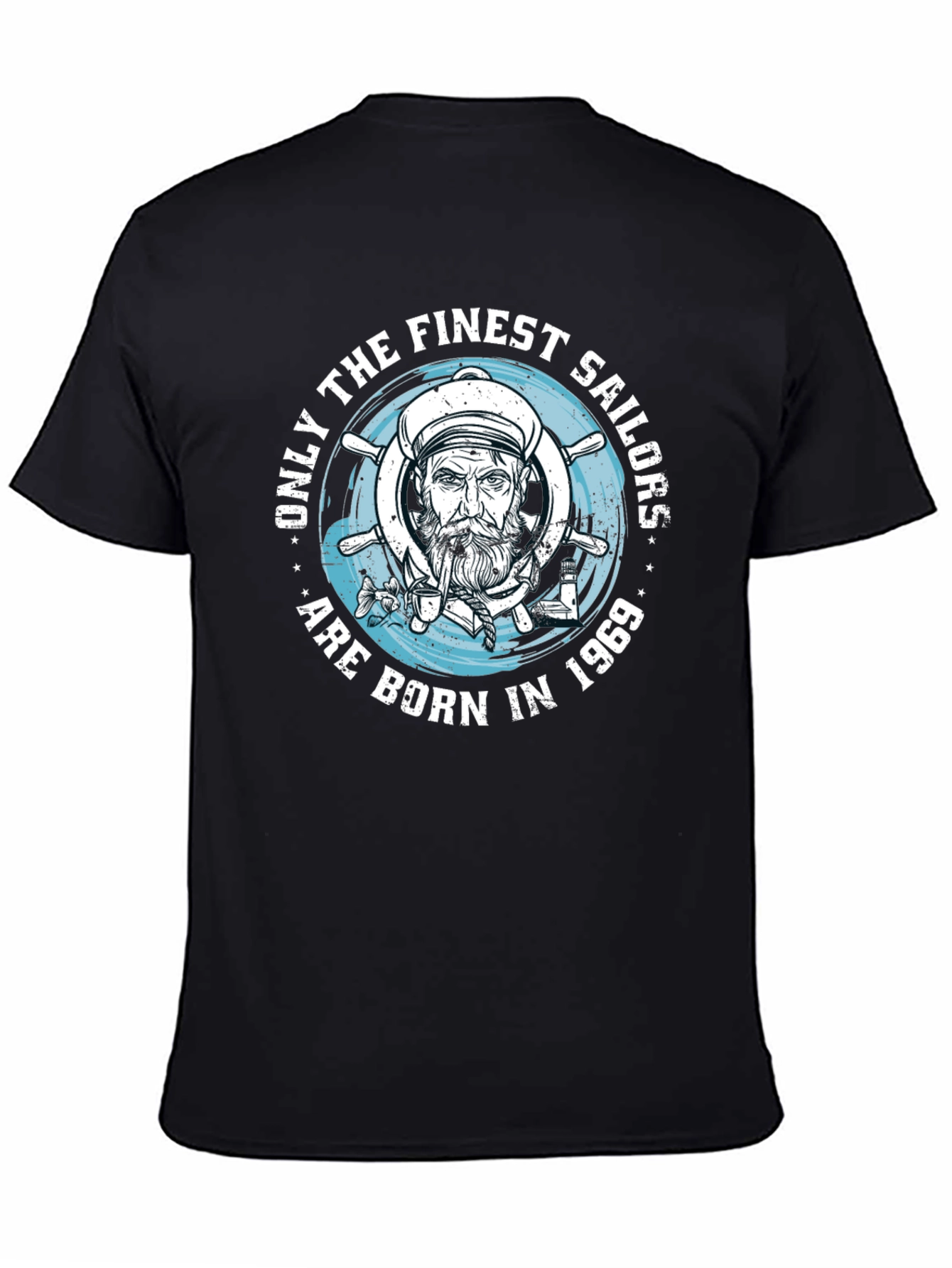 Finest Sailors Born in 1969 Black T-Shirt