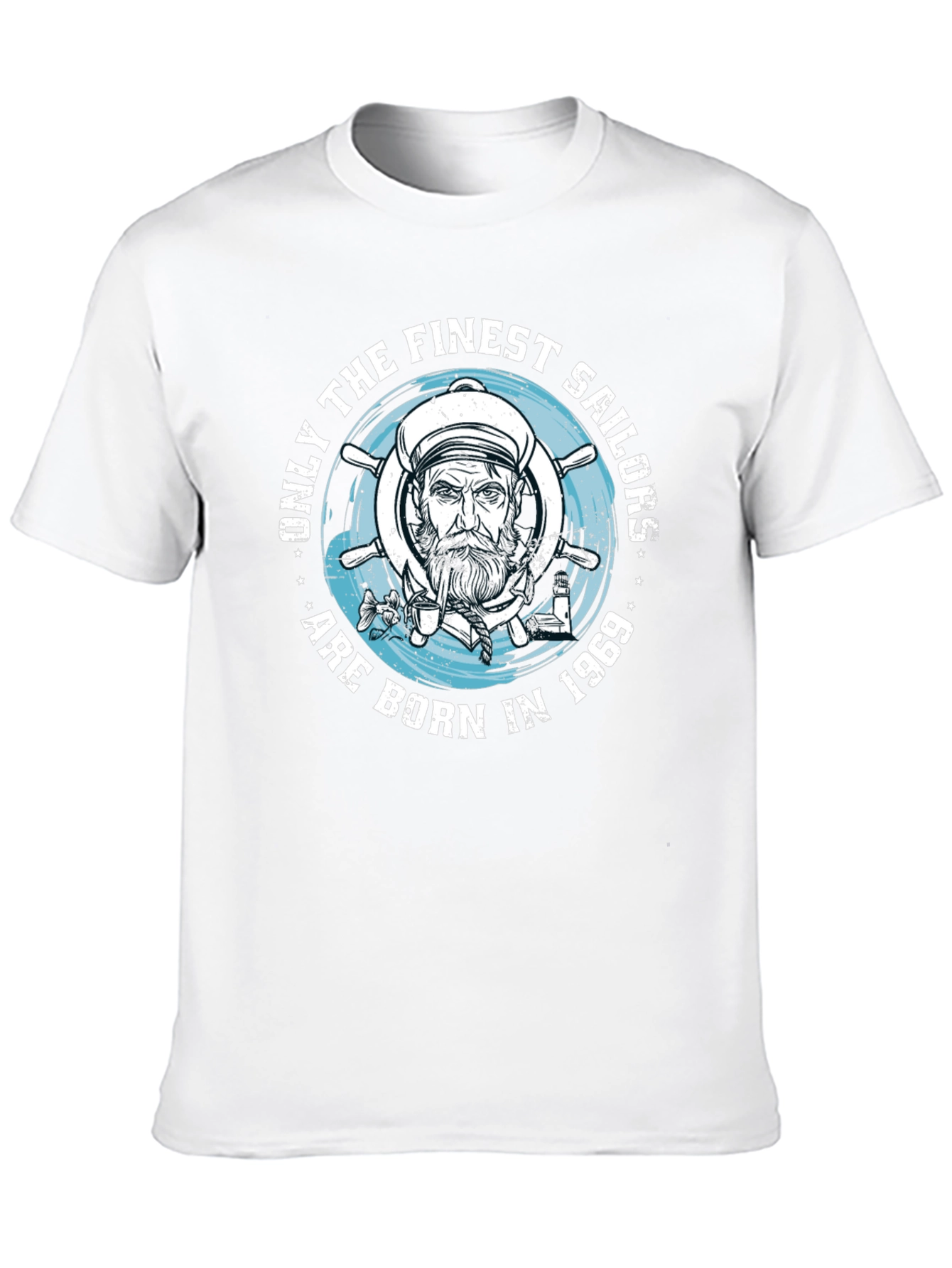 Finest Sailors Born in 1969 Black T-Shirt