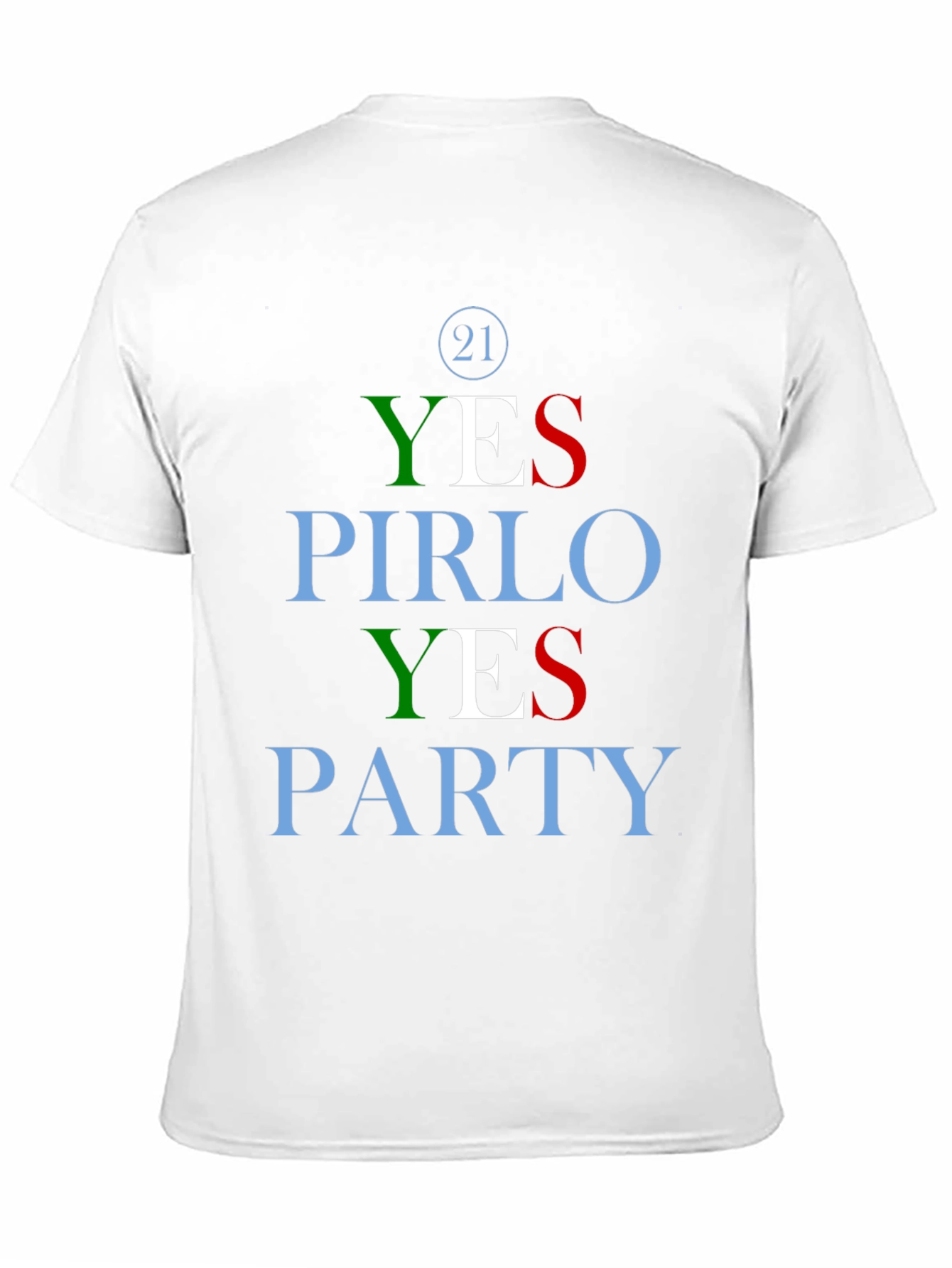Yes Pirlo Yes Party Graphic Tee - Limited Edition