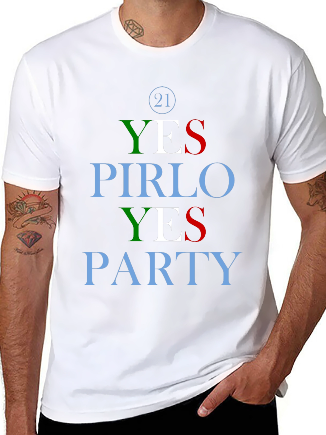 Yes Pirlo Yes Party Graphic Tee - Limited Edition