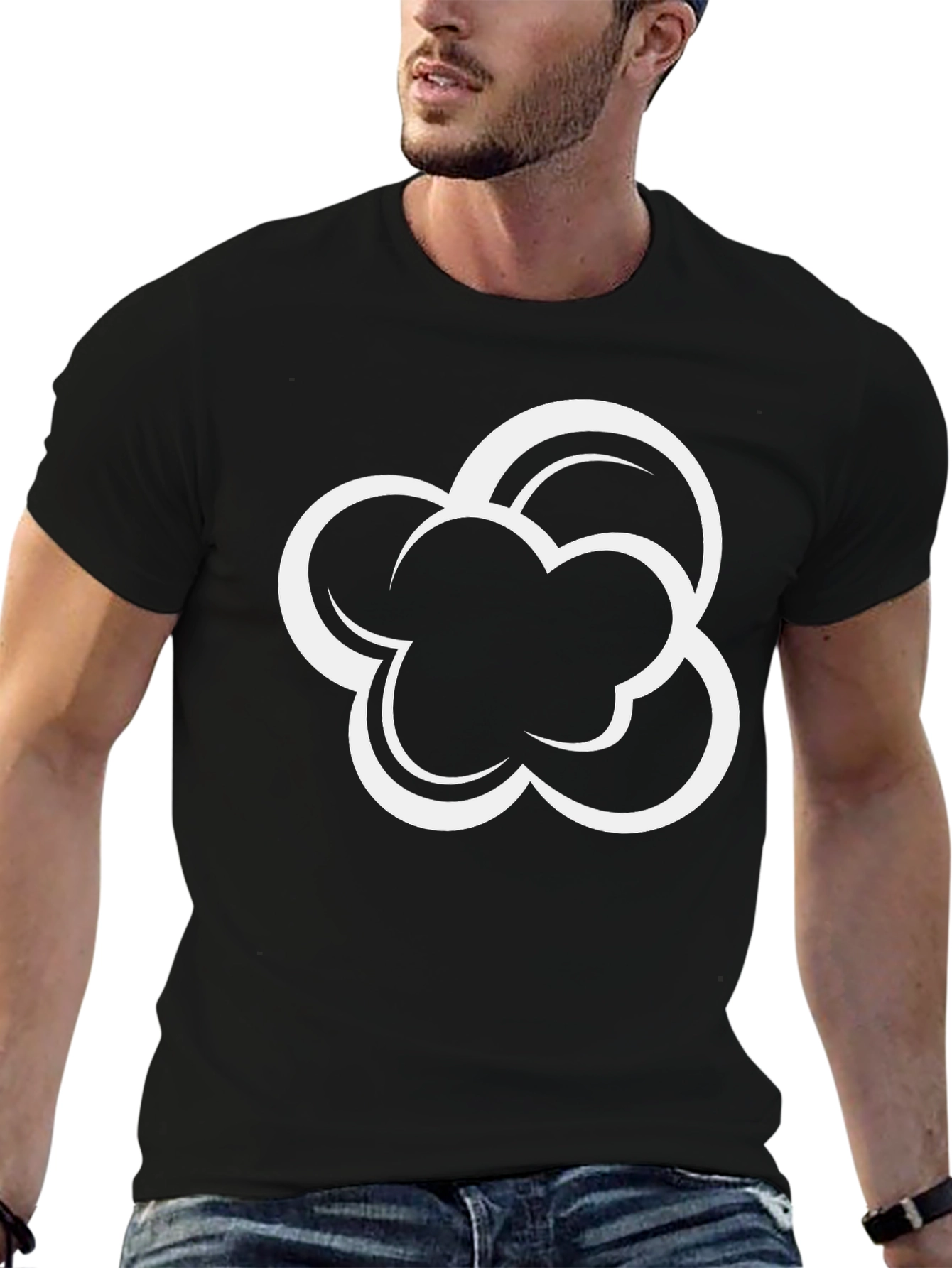 Abstract Cloud T-Shirt - Modern Graphic Tee