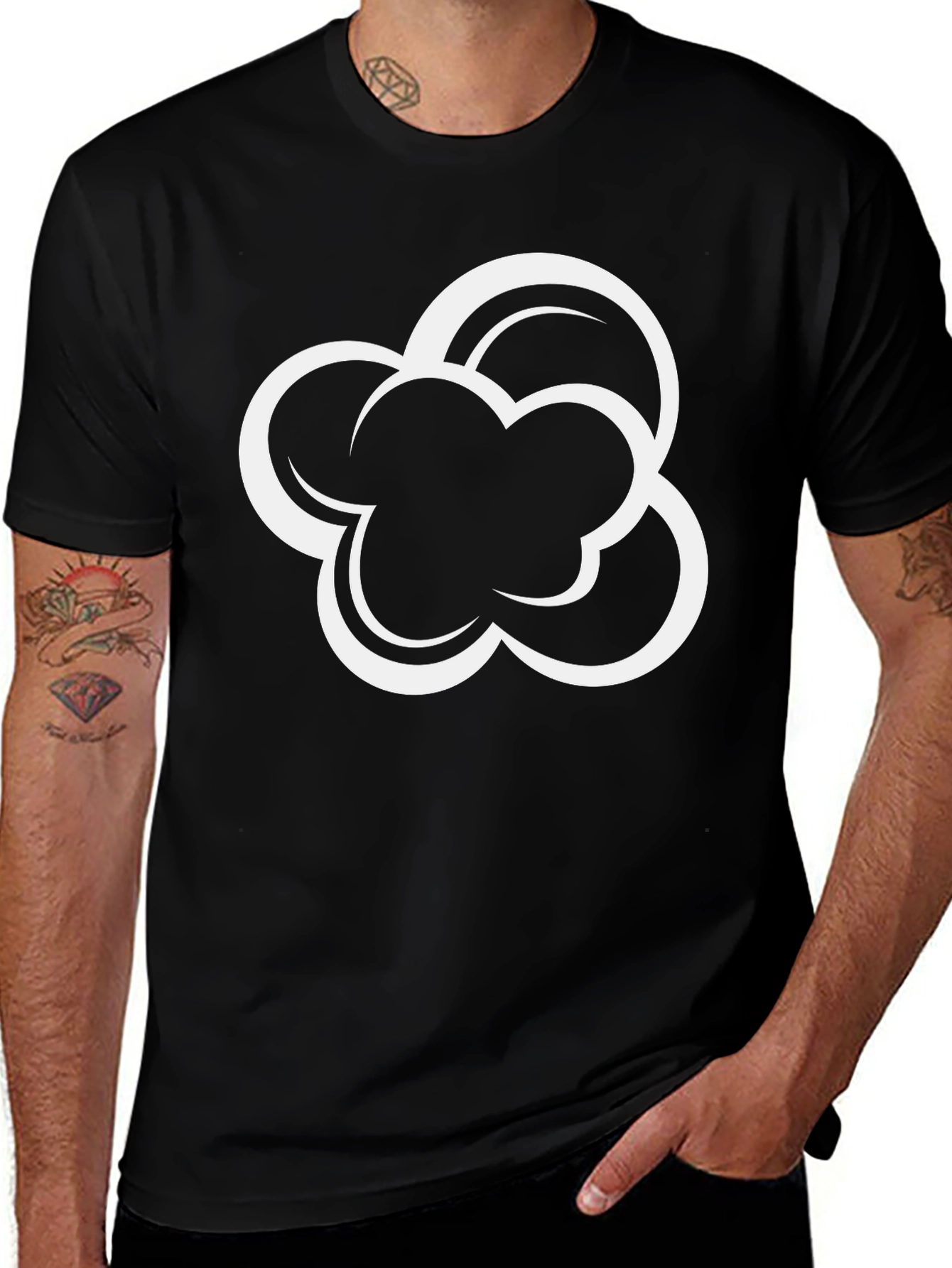 Abstract Cloud T-Shirt - Modern Graphic Tee
