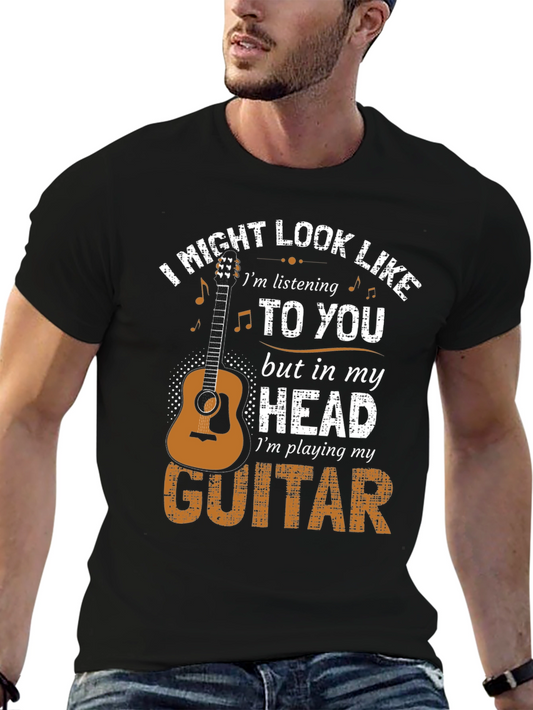 Guitar Player Novelty T-Shirt