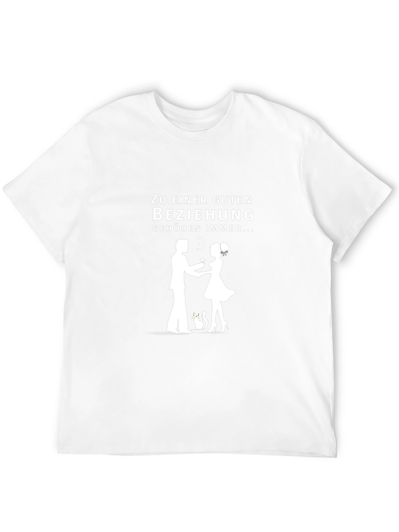 Relationship Humour T-Shirt - Cat Lover Gift