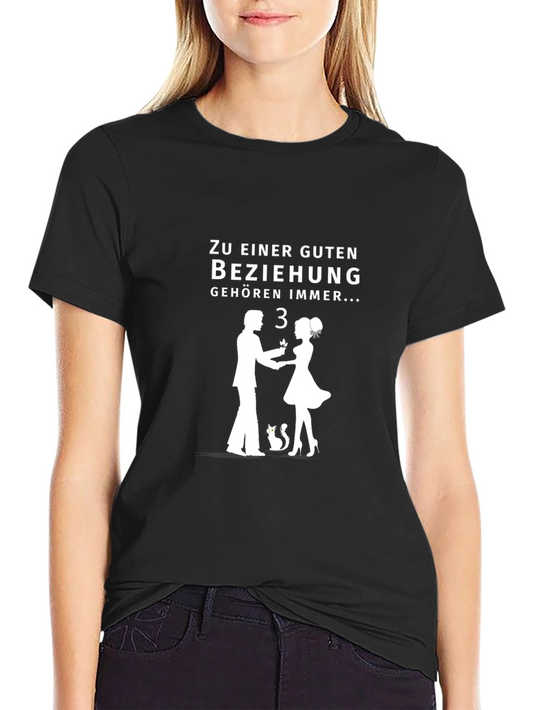 Relationship Humour T-Shirt - Cat Lover Gift