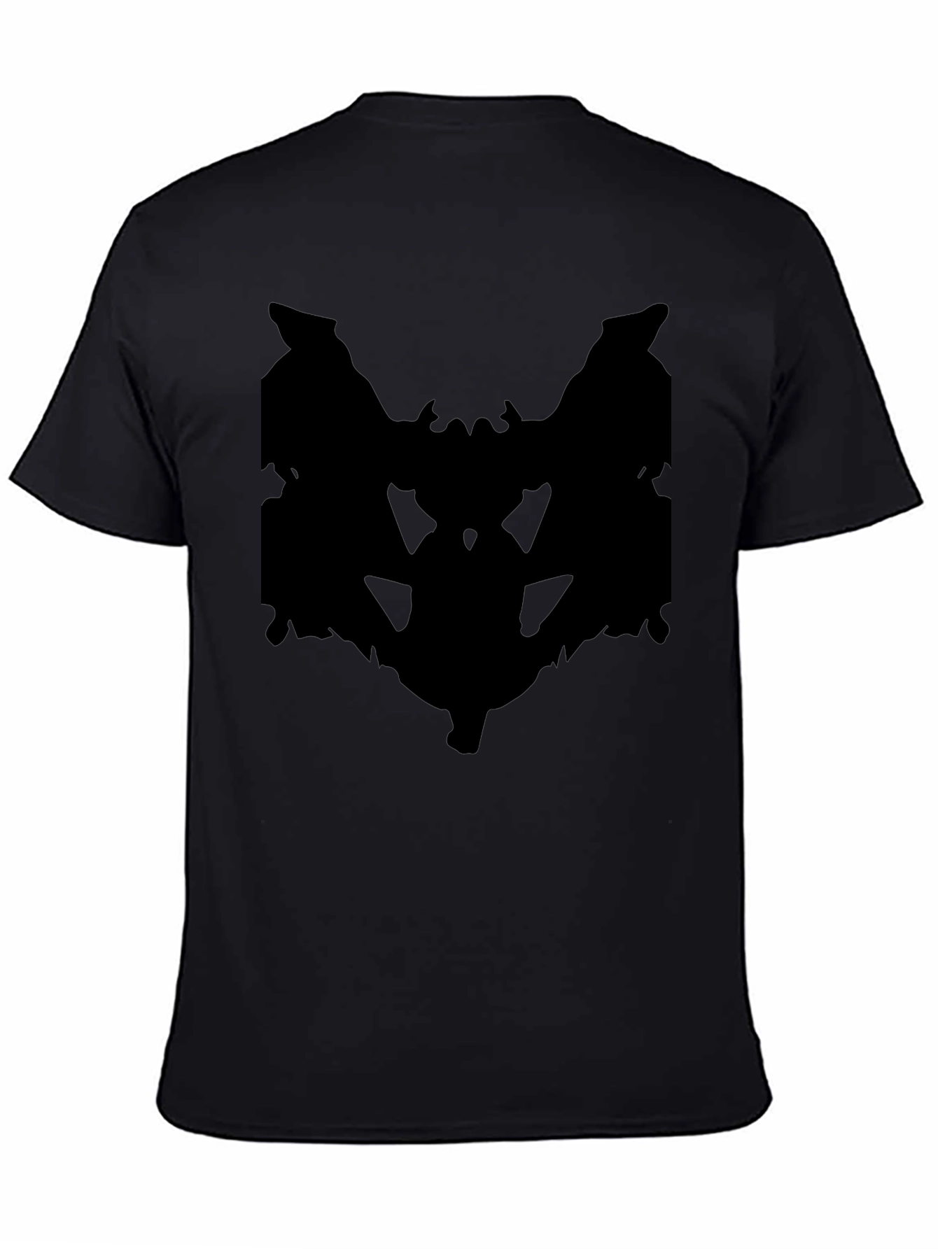 Rorschach Blot Graphic Tee - Black