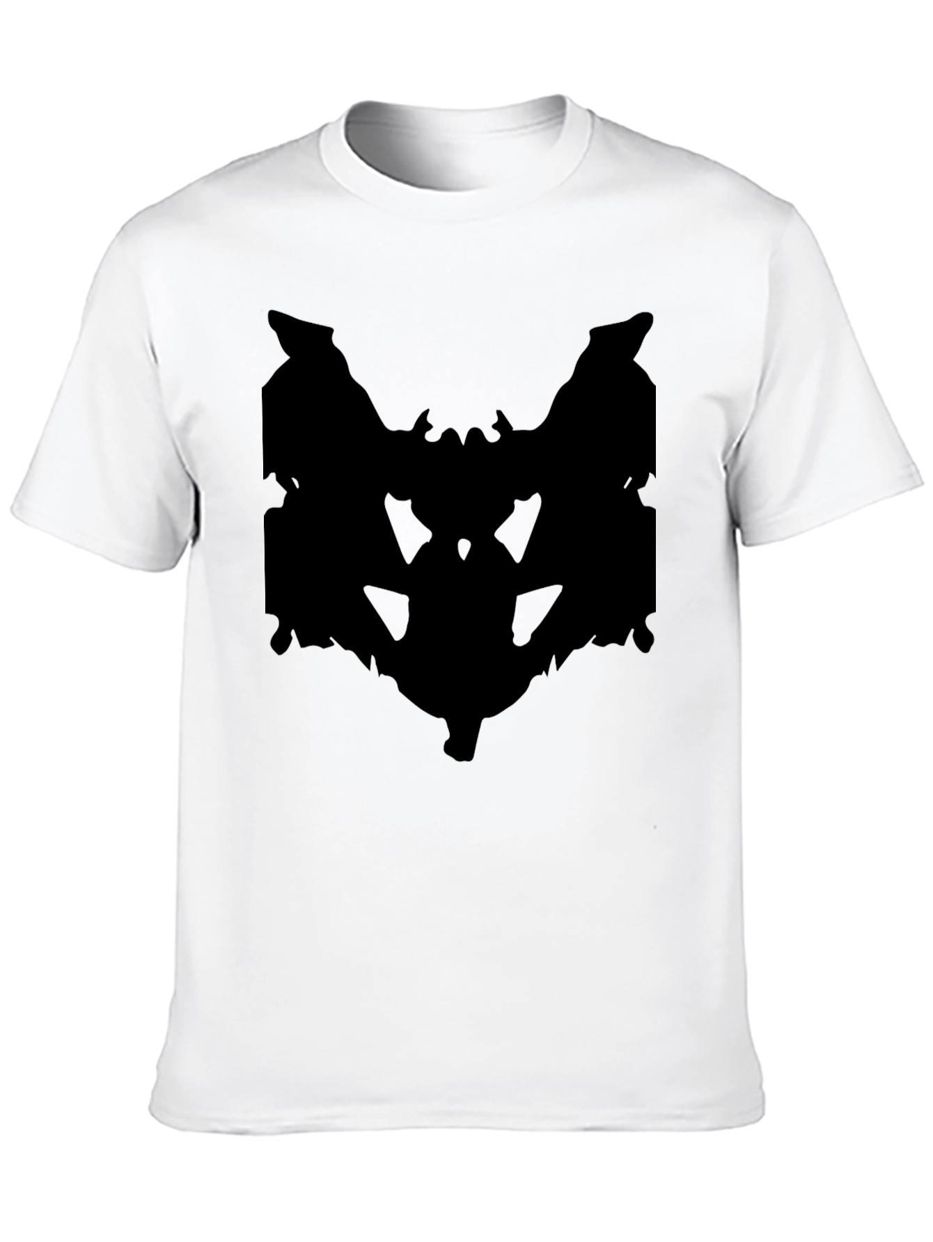 Rorschach Blot Graphic Tee - Black
