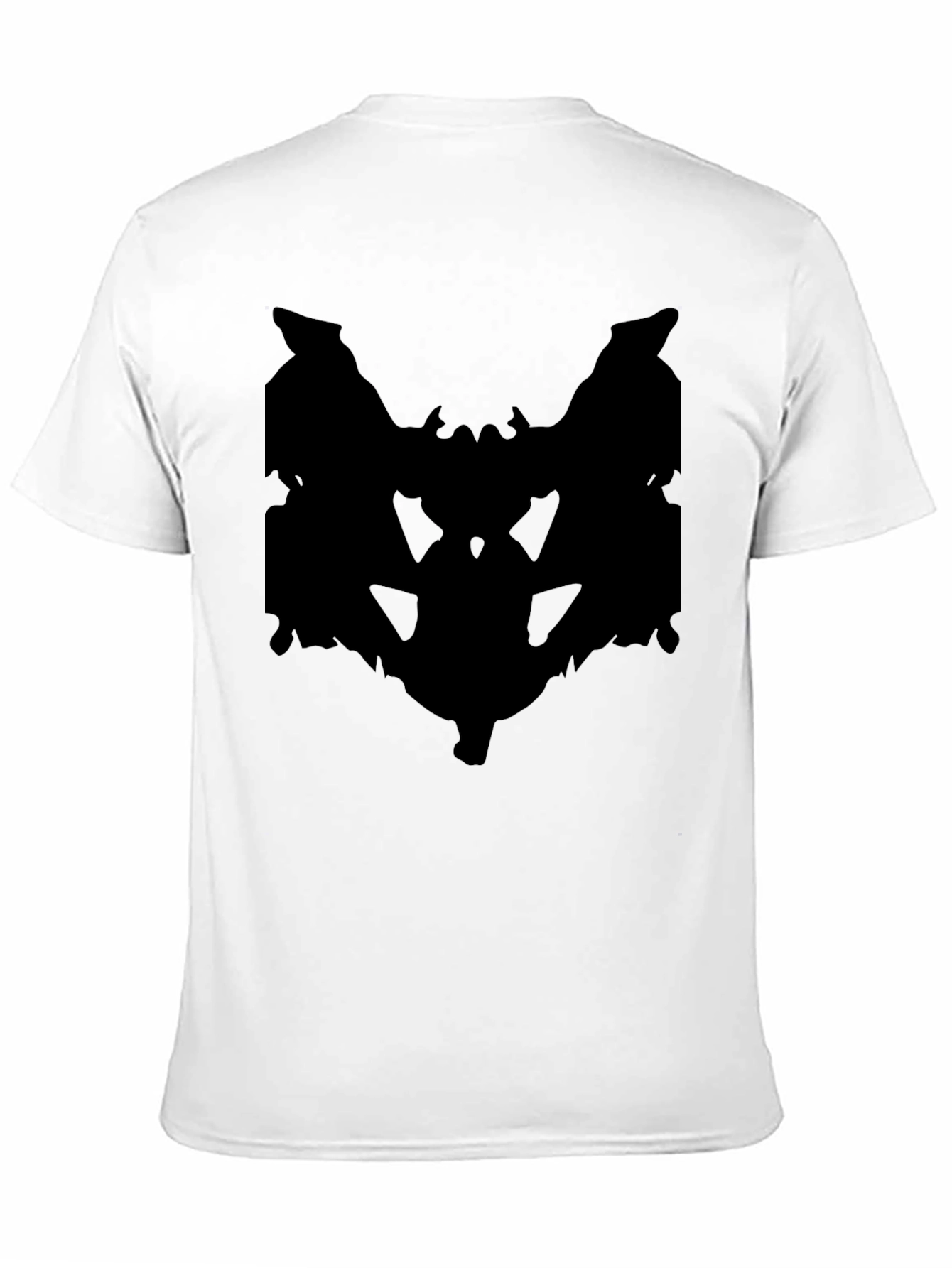 Rorschach Blot Graphic Tee - Black