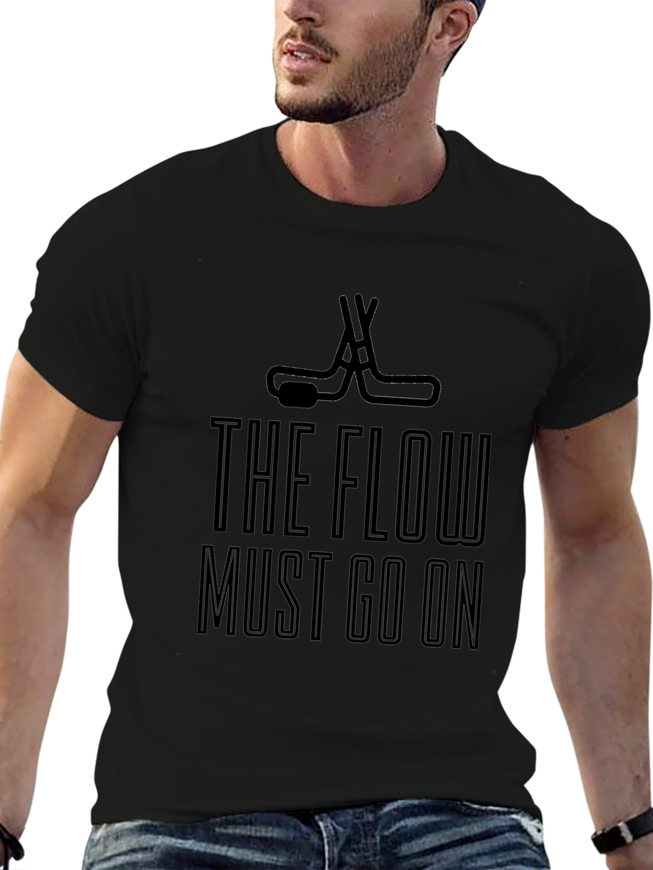 The Flow Must Go On Hockey T-Shirt