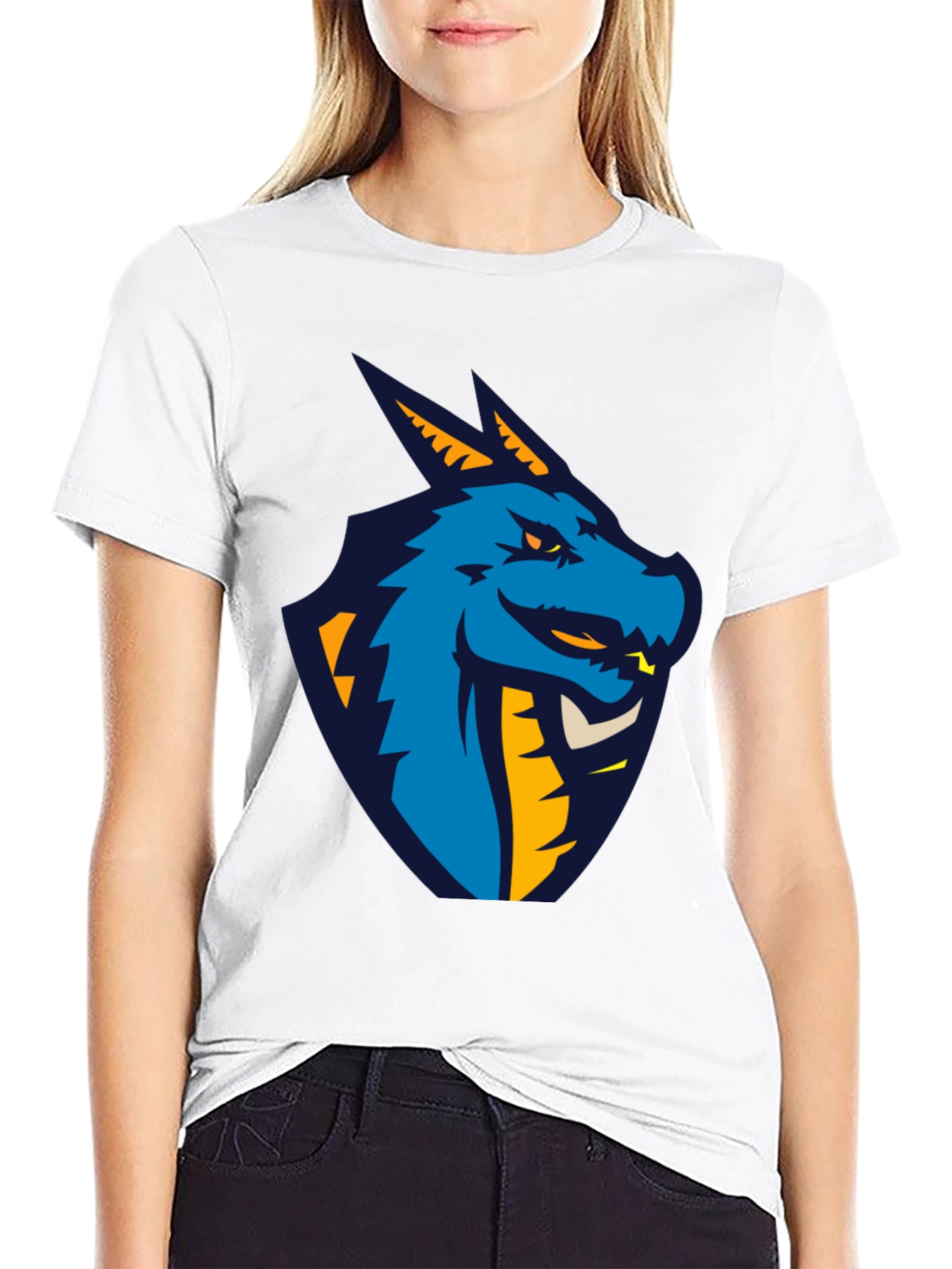 Dragon Graphic Black T-Shirt - Cool Design