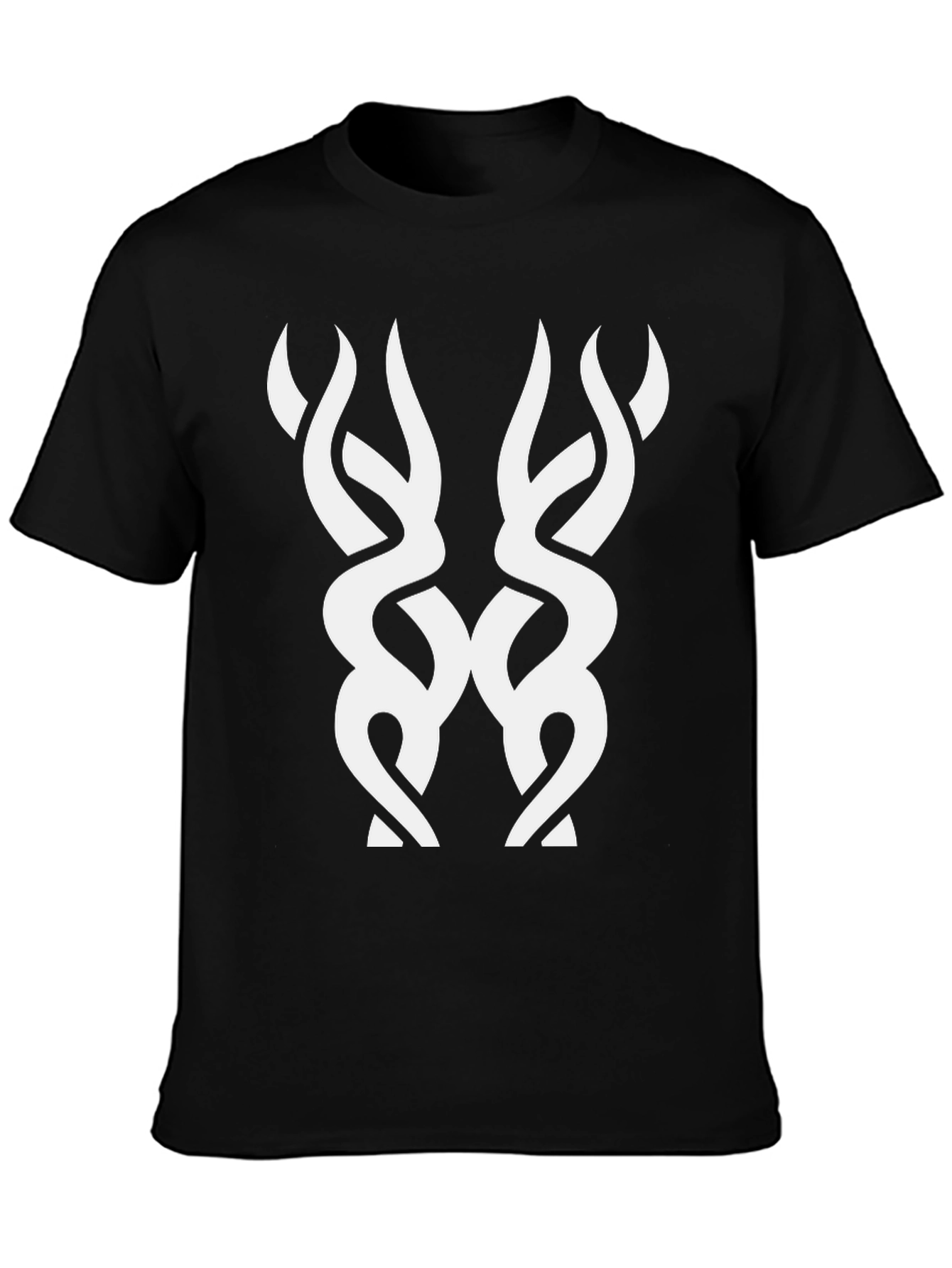 Abstract Graphic Tee - Mens Black T-Shirt