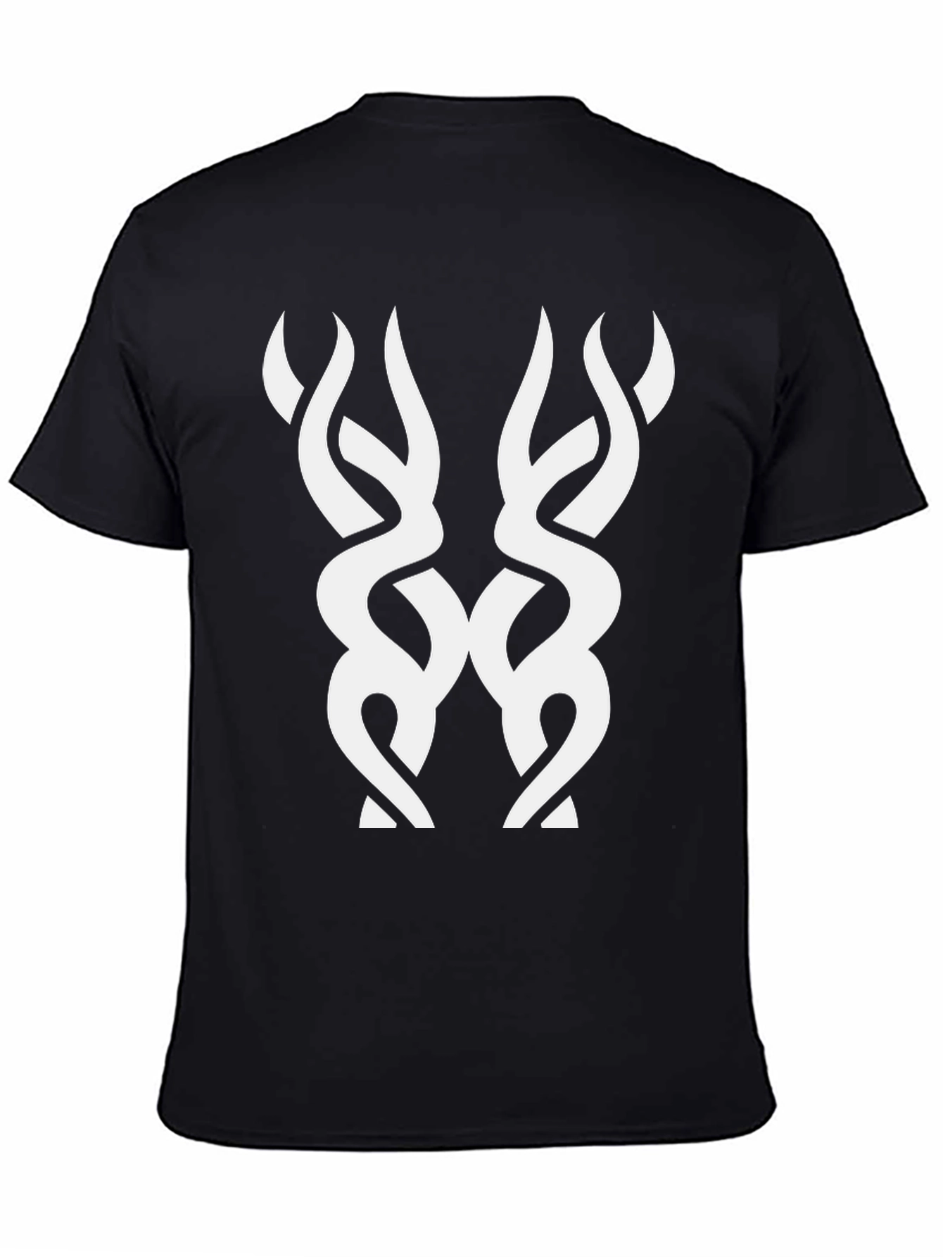 Abstract Graphic Tee - Mens Black T-Shirt