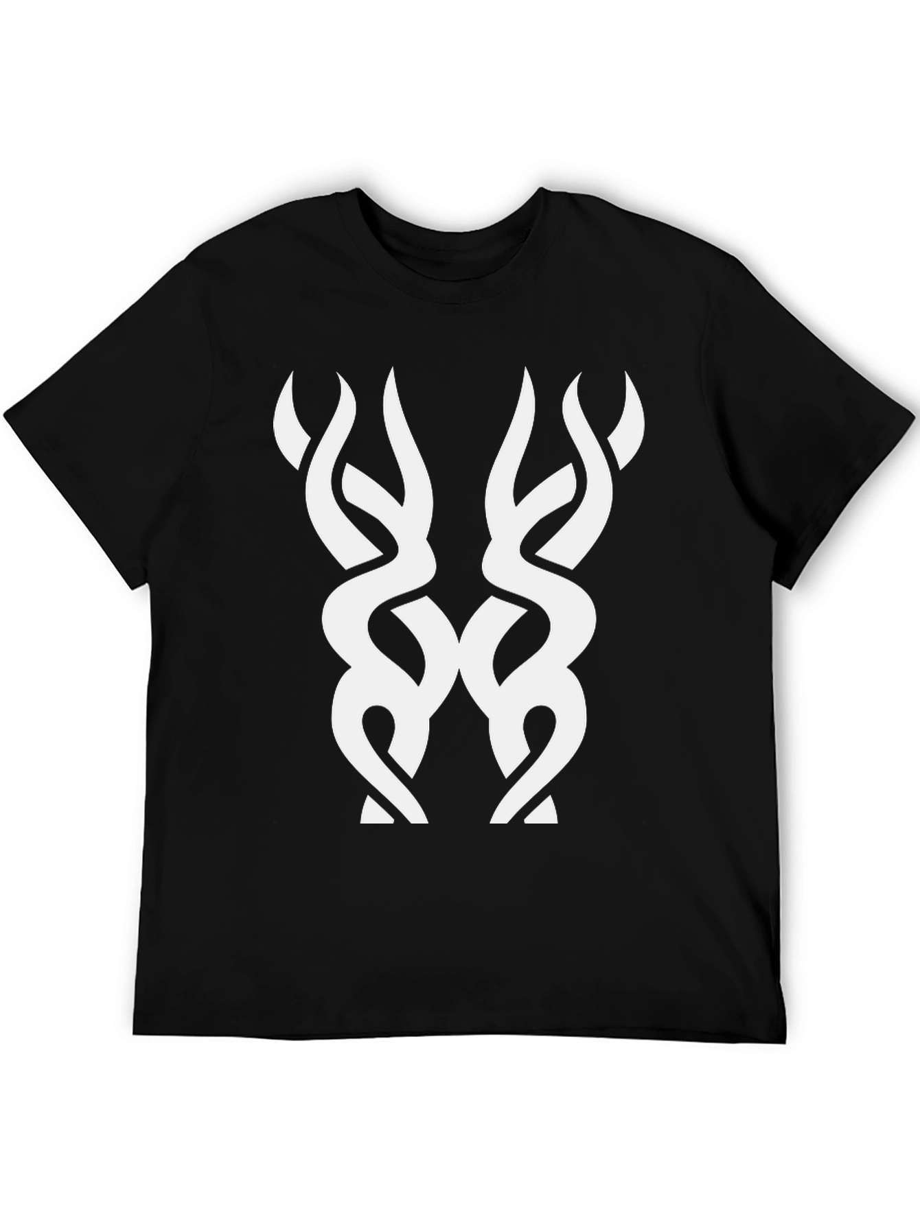 Abstract Graphic Tee - Mens Black T-Shirt