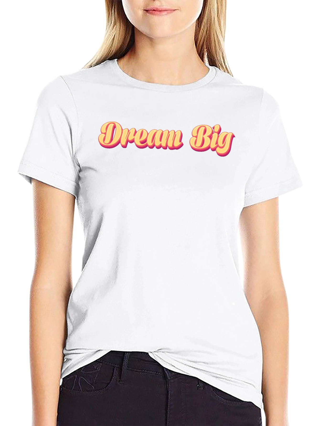 Dream Big Black Graphic Tee