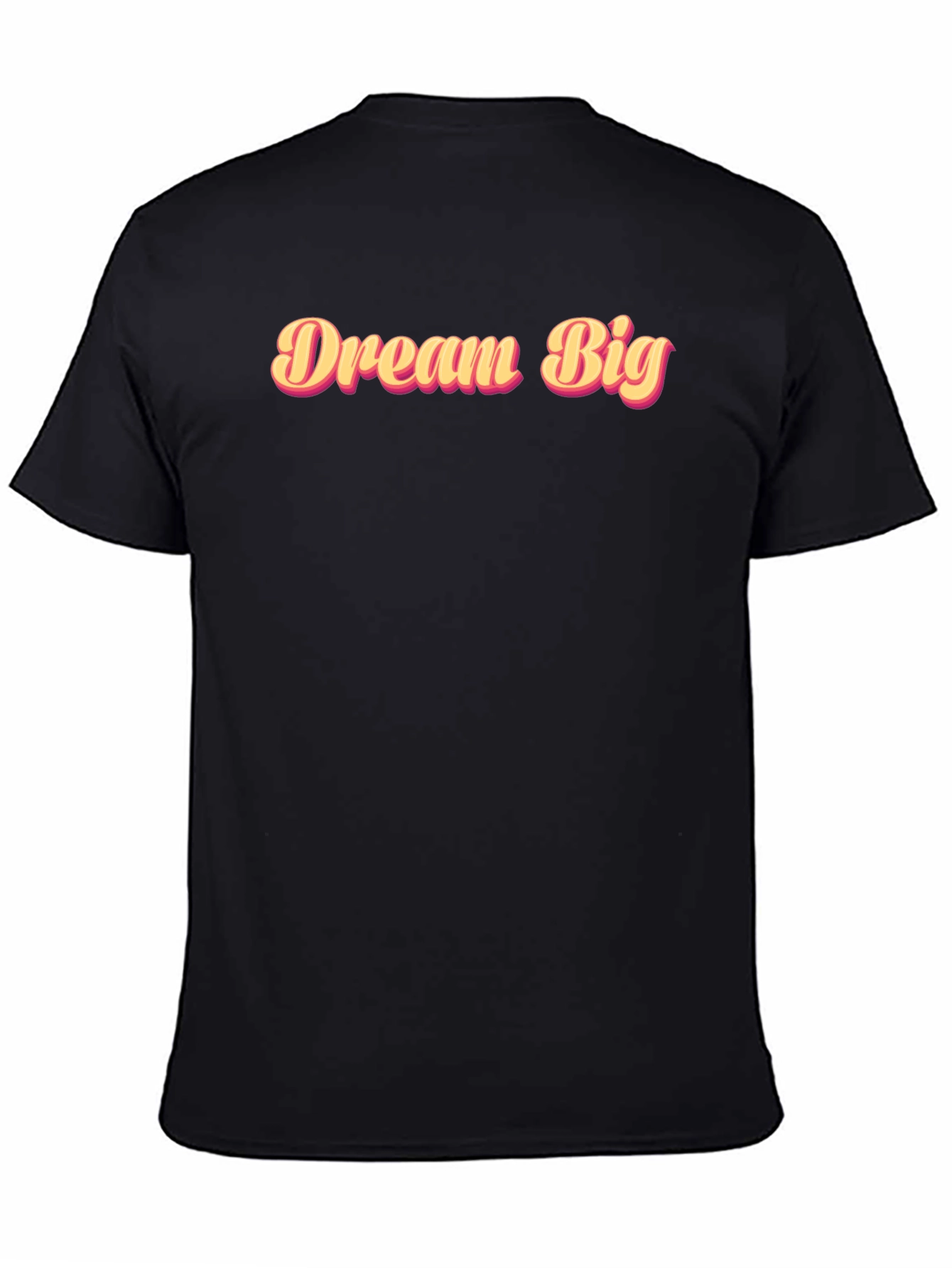 Dream Big Black Graphic Tee