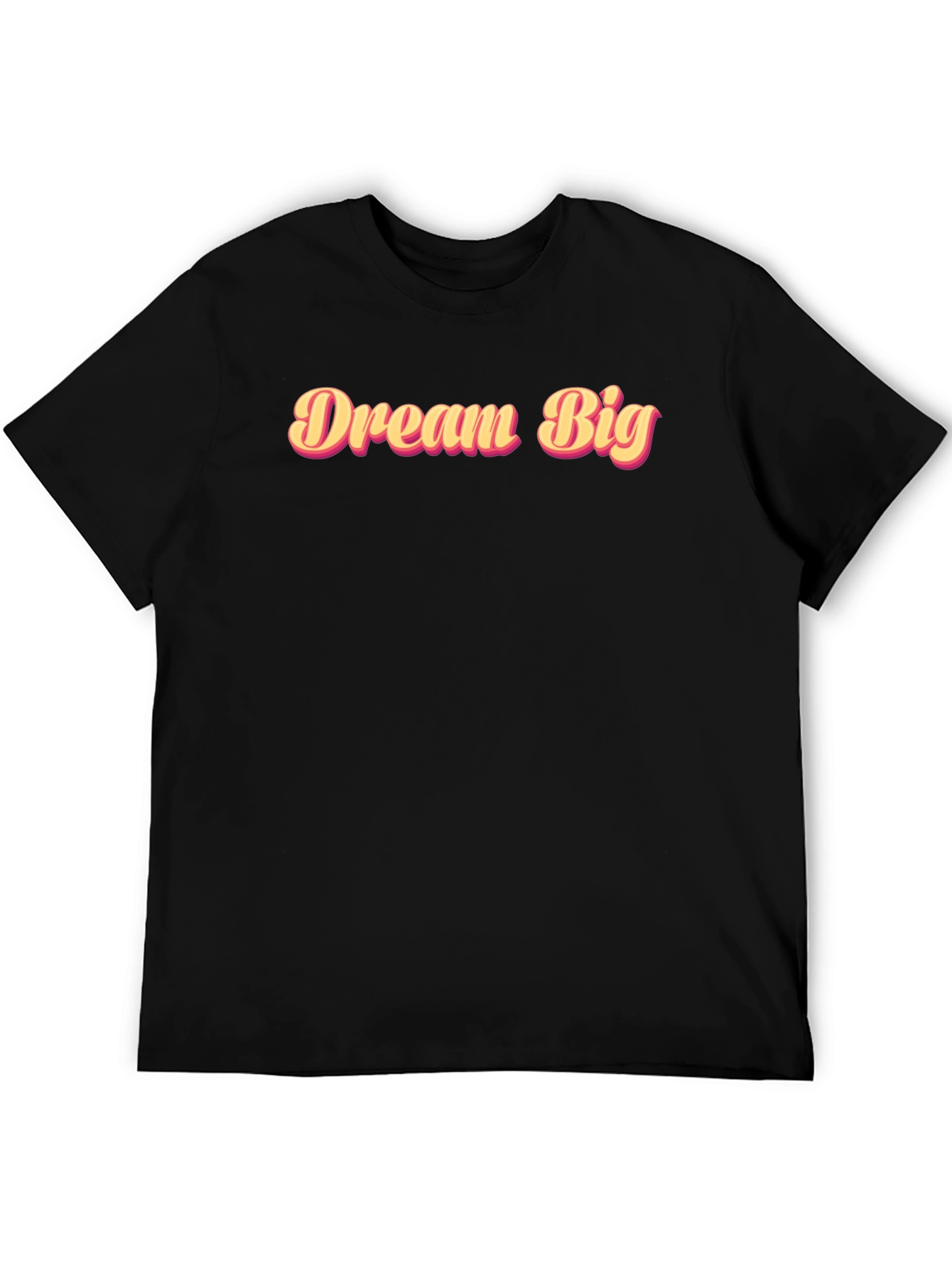 Dream Big Black Graphic Tee