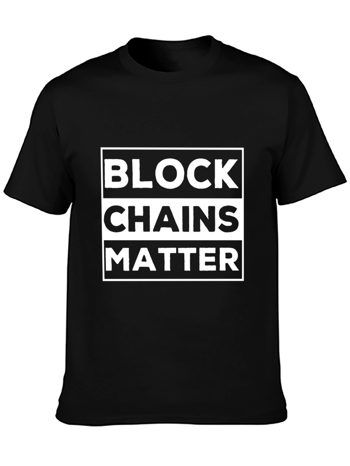 Blockchains Matter T-Shirt - Black