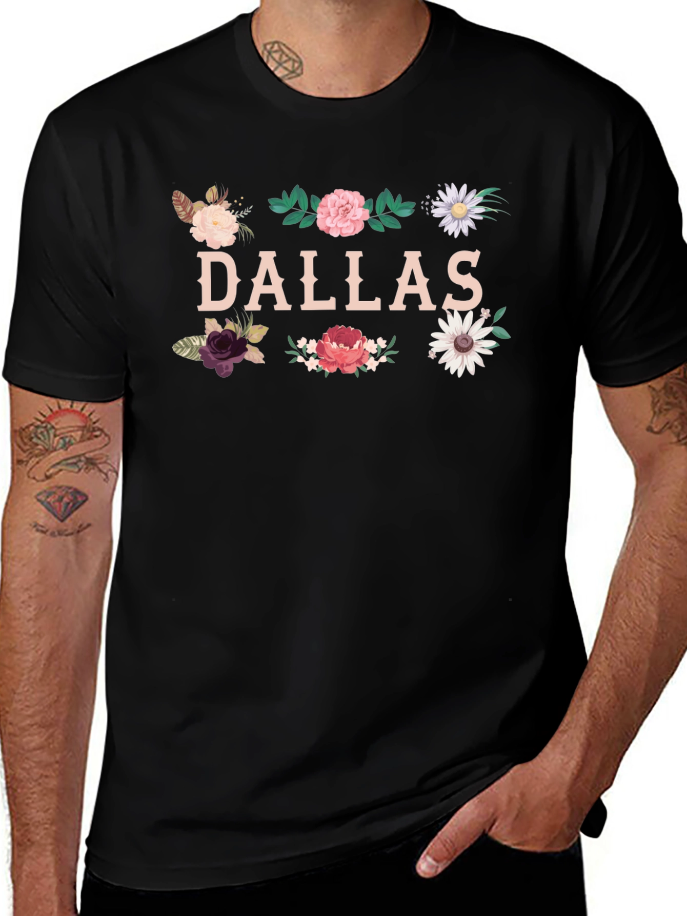 Dallas Floral Graphic T-Shirt