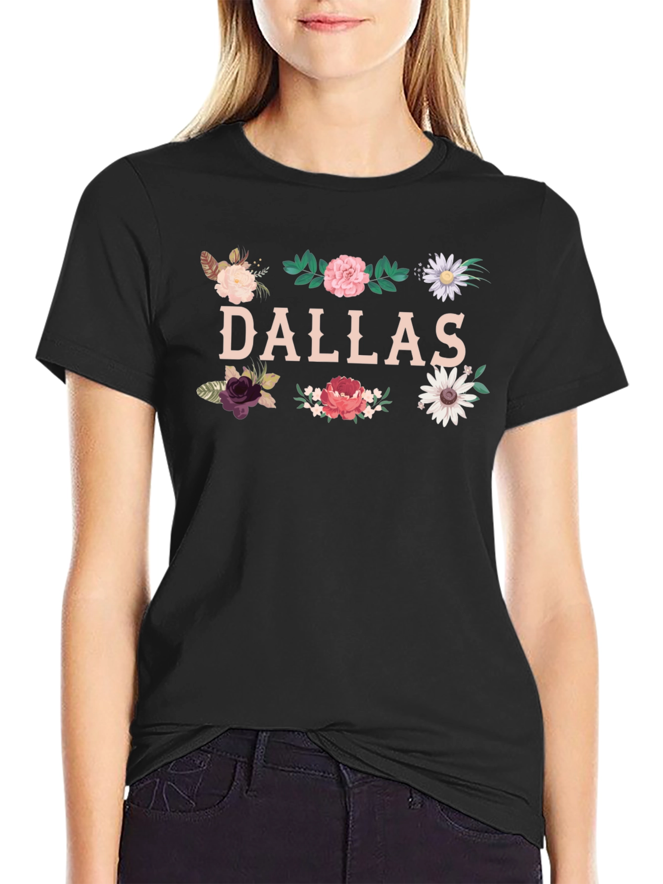 Dallas Floral Graphic T-Shirt