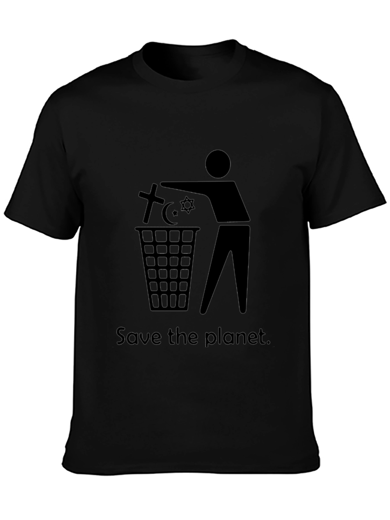 Save the Planet T-Shirt - Black