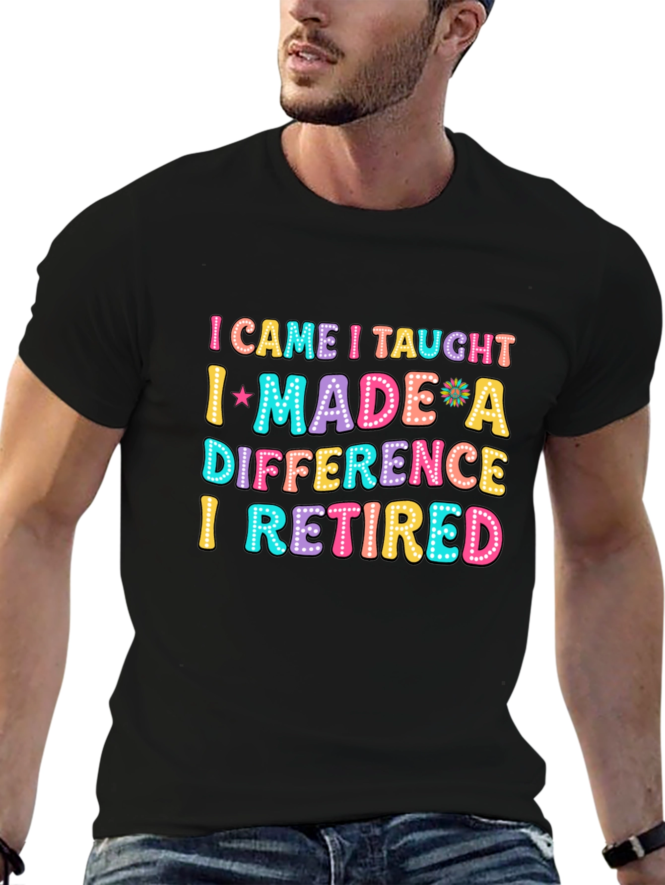 Retired Teacher Fun Graphic T-Shirt
