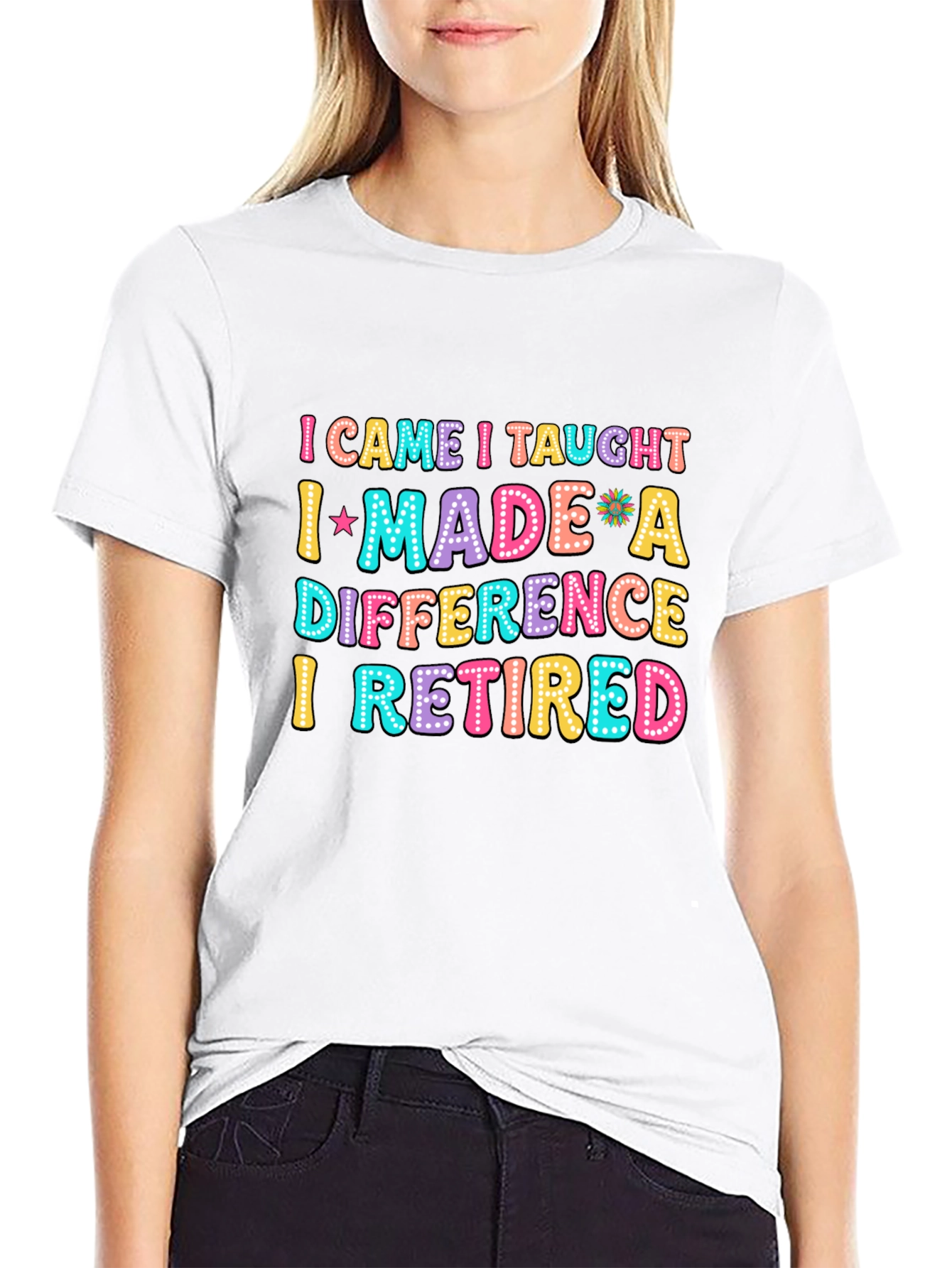 Retired Teacher Fun Graphic T-Shirt