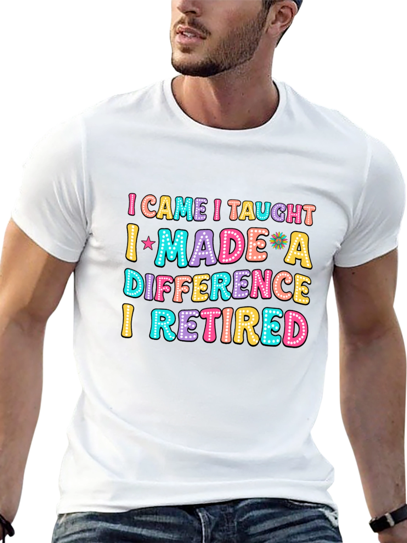 Retired Teacher Fun Graphic T-Shirt