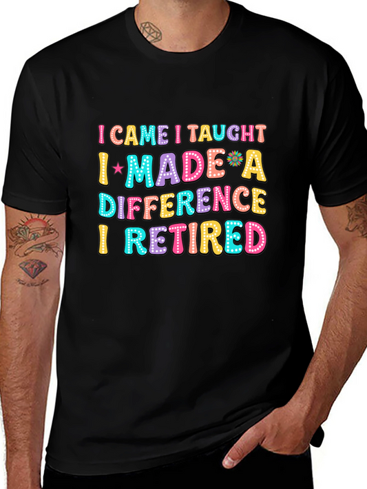 Retired Teacher Fun Graphic T-Shirt