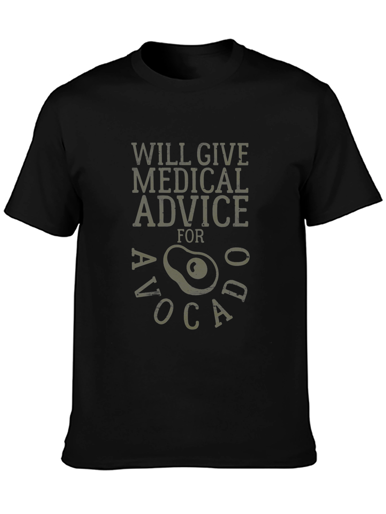 Avocado Medical Advice Graphic T-Shirt